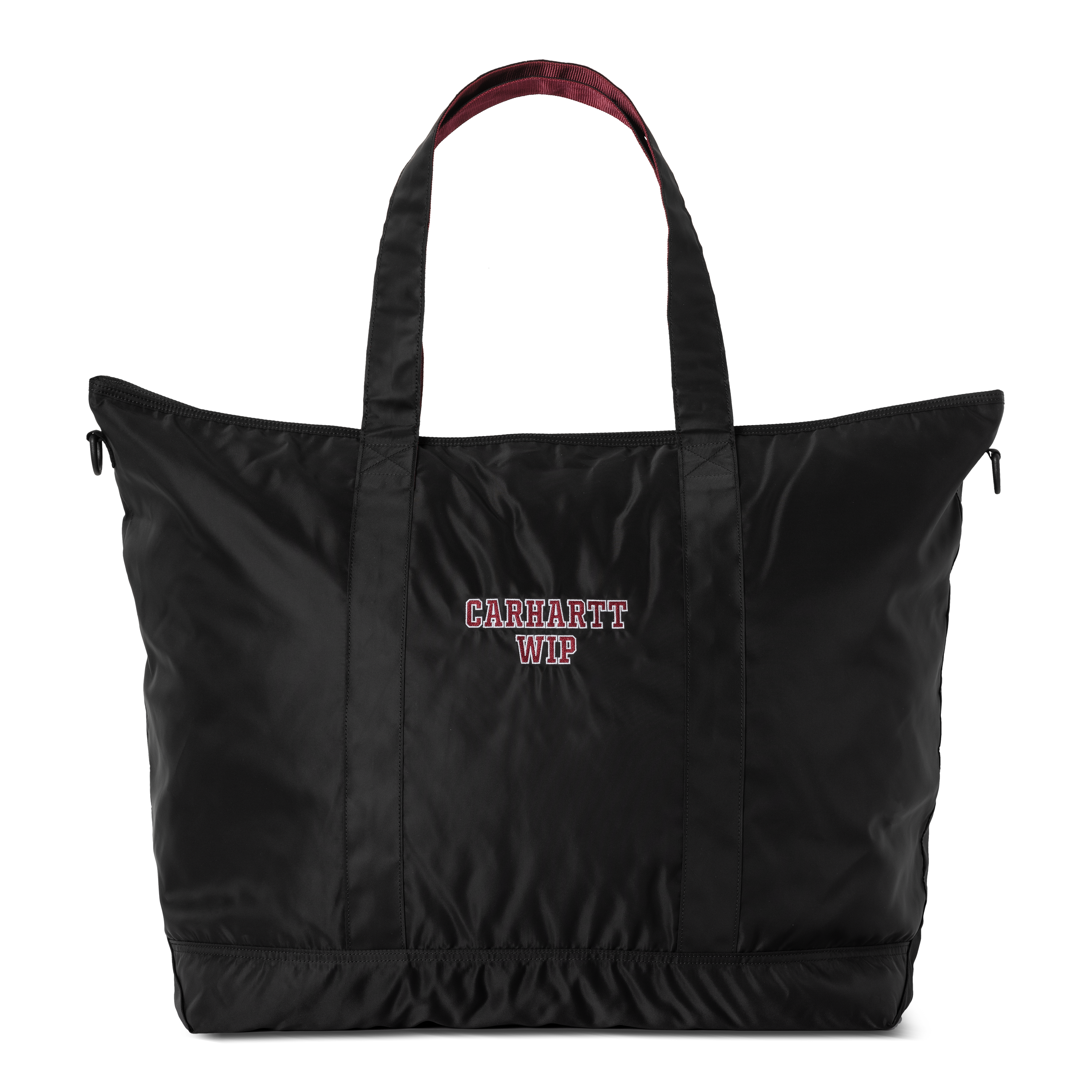 Carhartt WIP Alumni Tote Bag, Black / Scarlet | Official