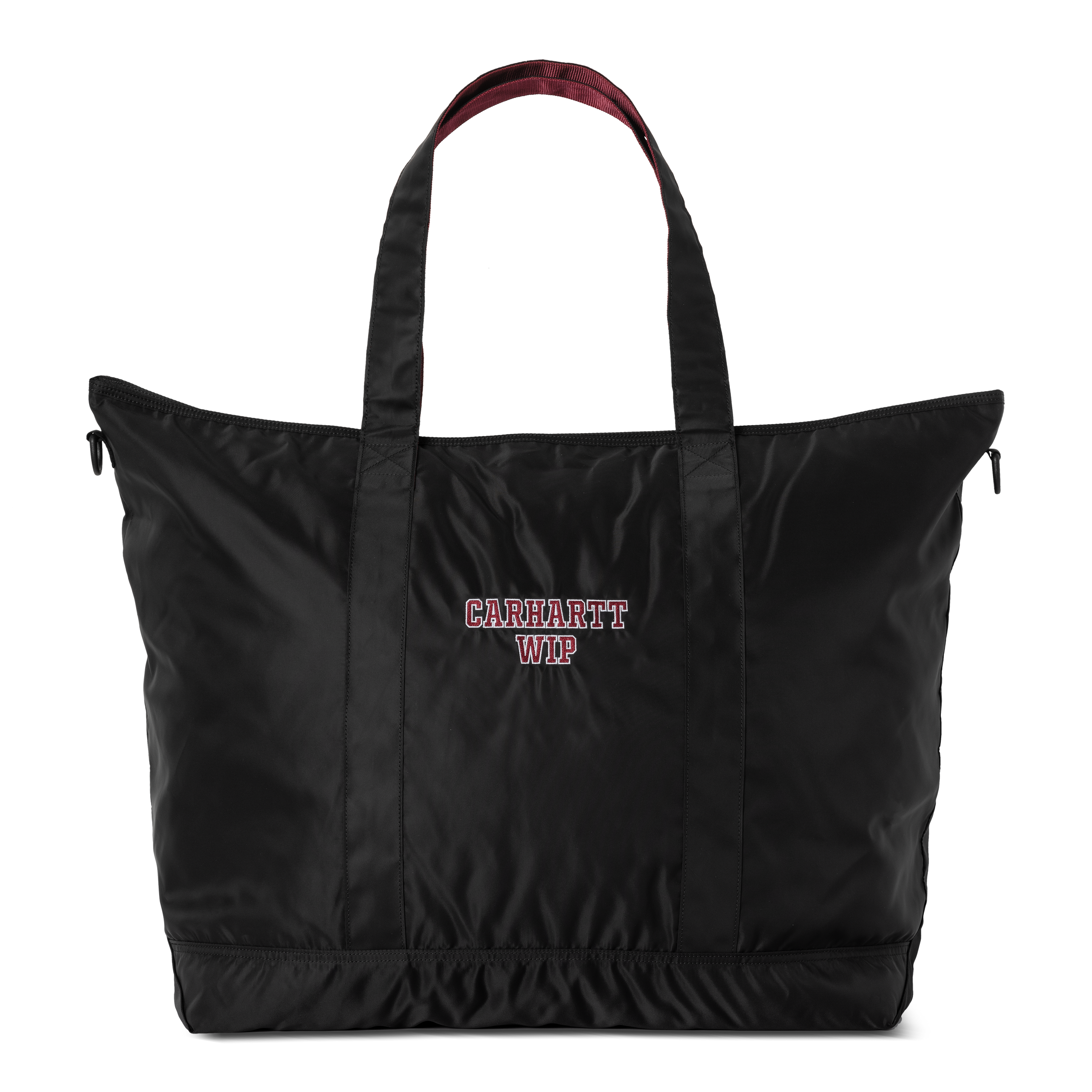 Carhartt WIP Alumni Tote Bag, Black / Scarlet | Official Online Store