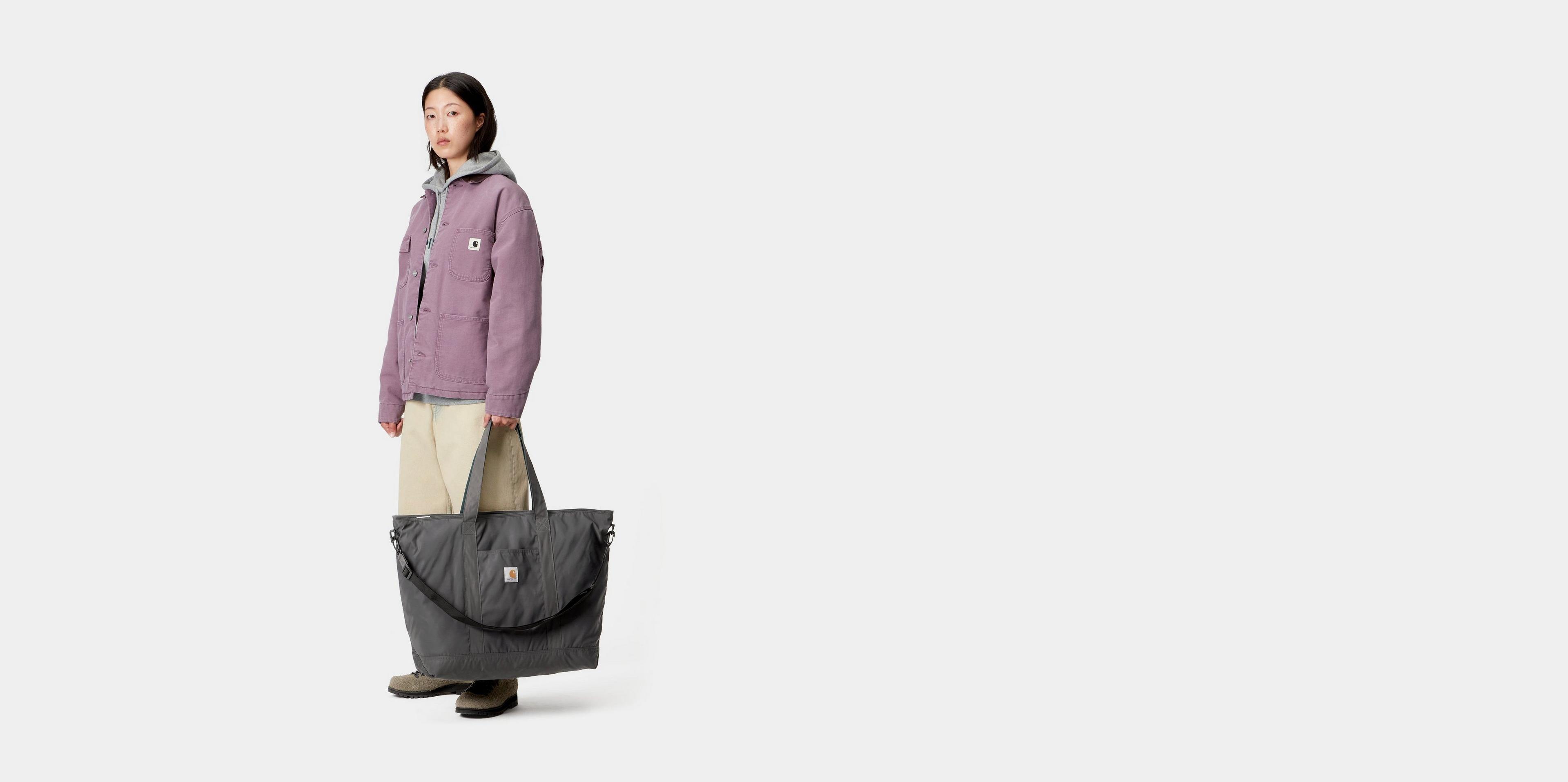 Carhartt WIP Alumni Tote Bag, Graphite / Dark Fir | Official