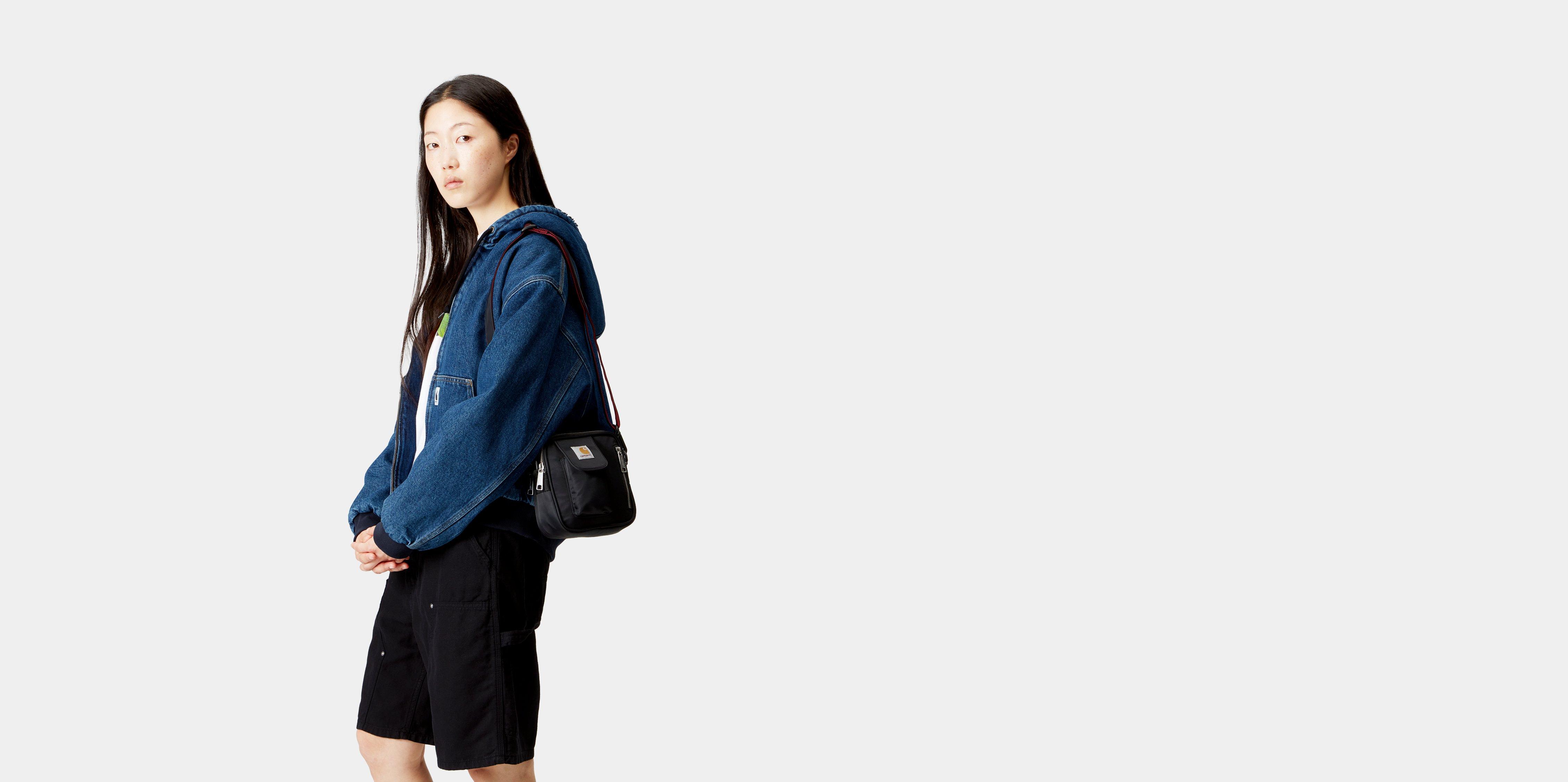 Carhartt WIP Alumni Essential Bag, Small Black / Scarlet