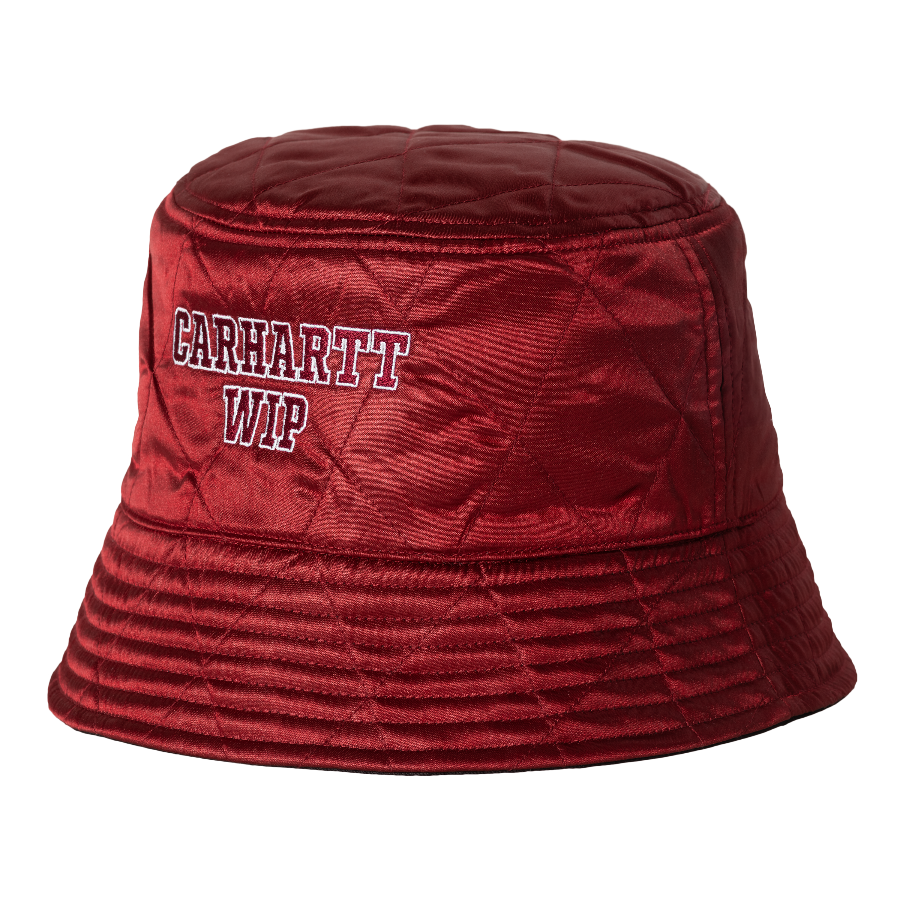 Carhartt WIP Alumni Bucket Hat, Black / Scarlet | Tienda