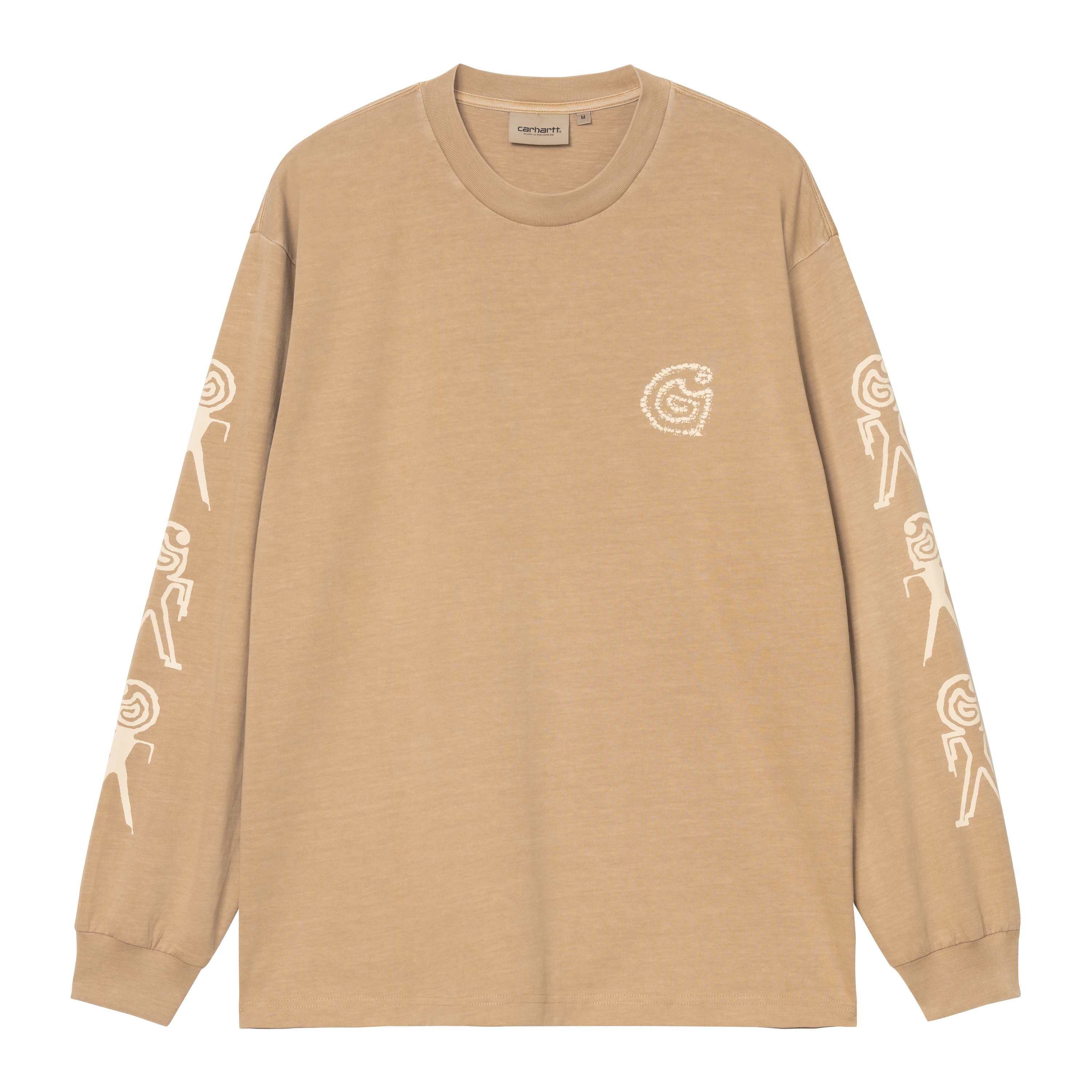 Carhartt WIP Long Sleeve Terrestrial T-Shirt in Brown