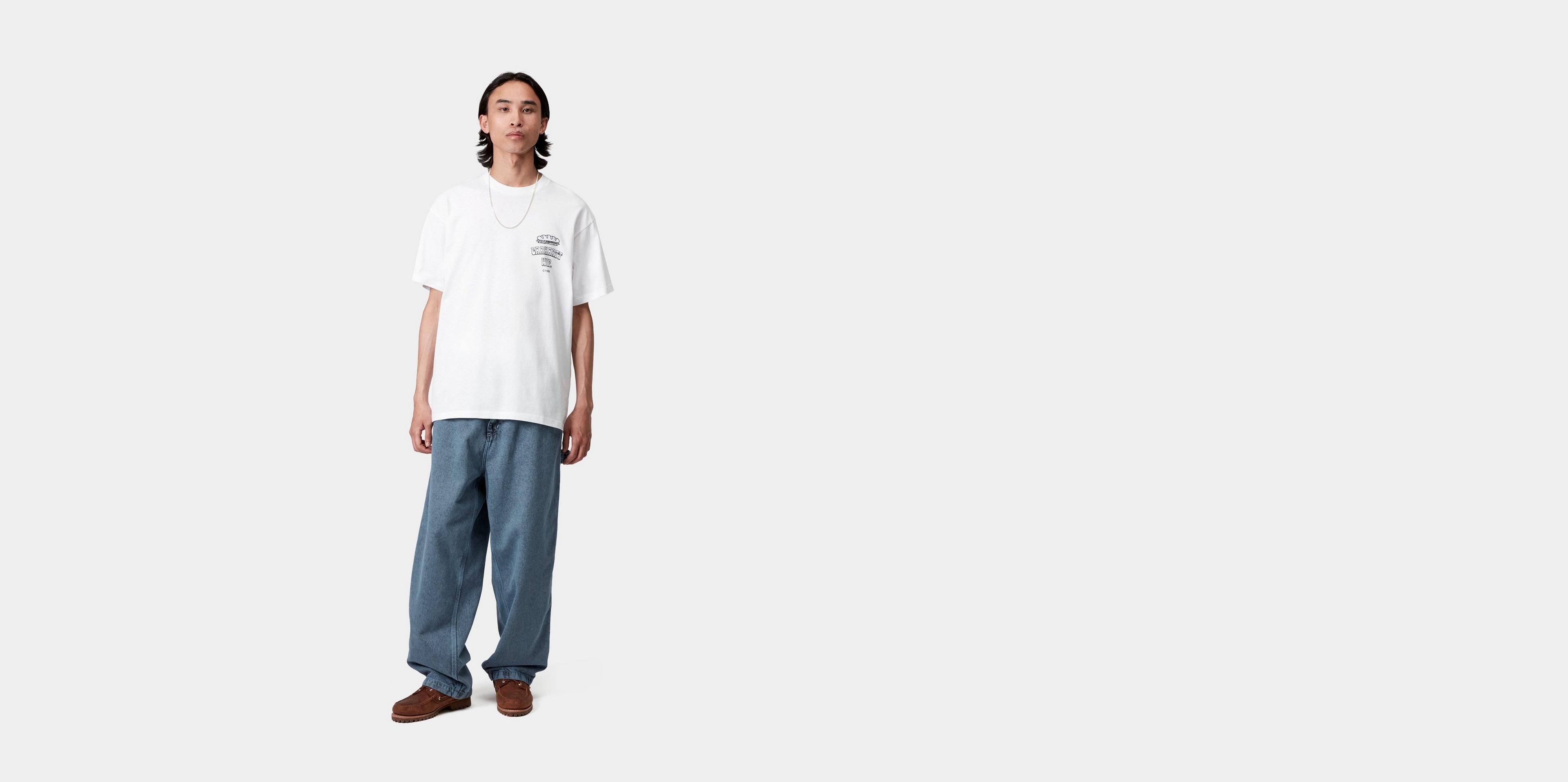 ★ドイツ発*carhartt WIP*新作*Sandwich Tシャツ/WHITE★ Carhartt WIP Sandwich T-Shirt | White – Page Sandwich T-Shirt