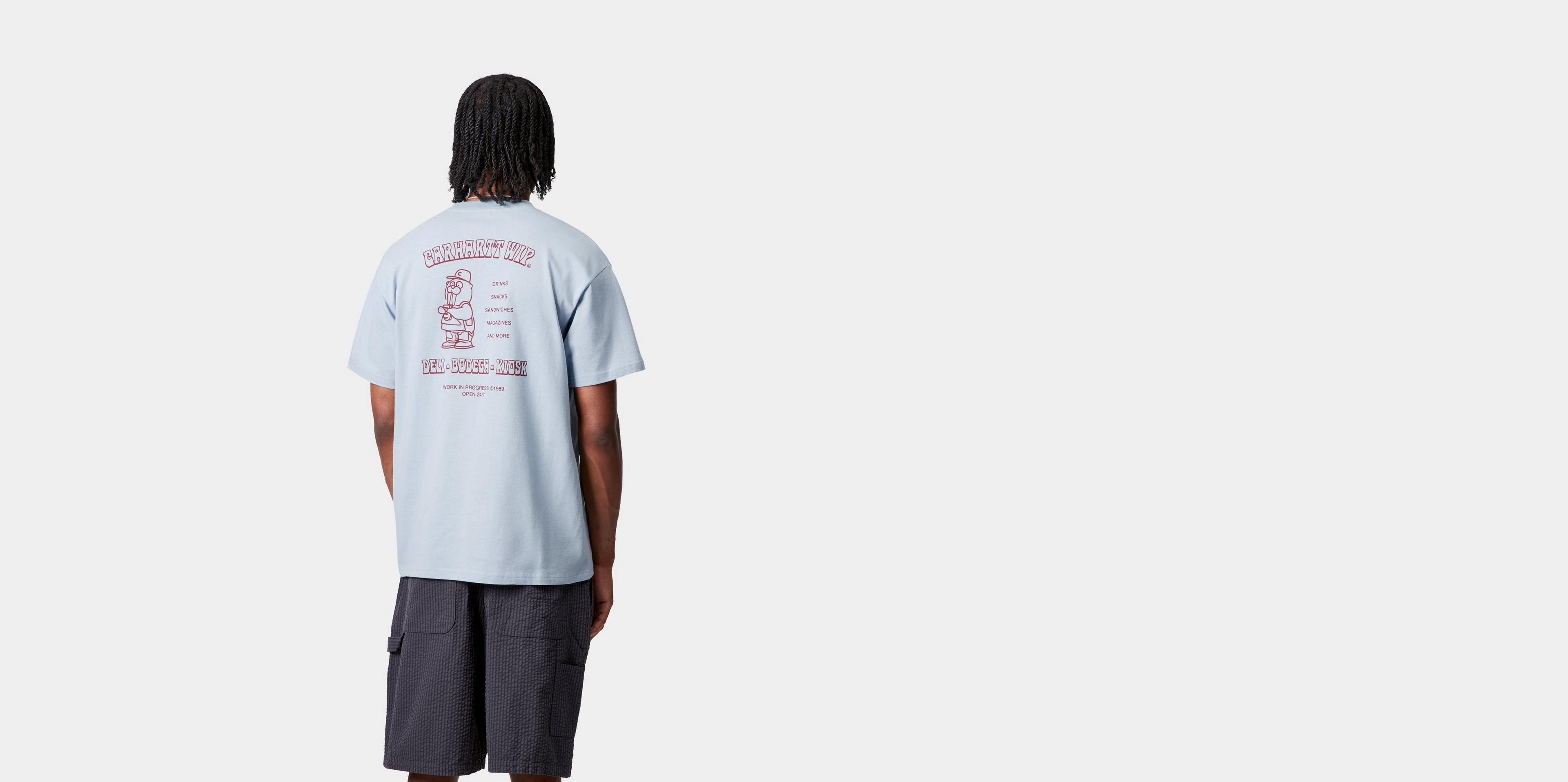 【関税&送料込】Carhartt Wip S S Sandwich T-Shirt Blue Fog Carhartt WIP S/S Sandwich T-Shirt, Blue Fog | Boutique en