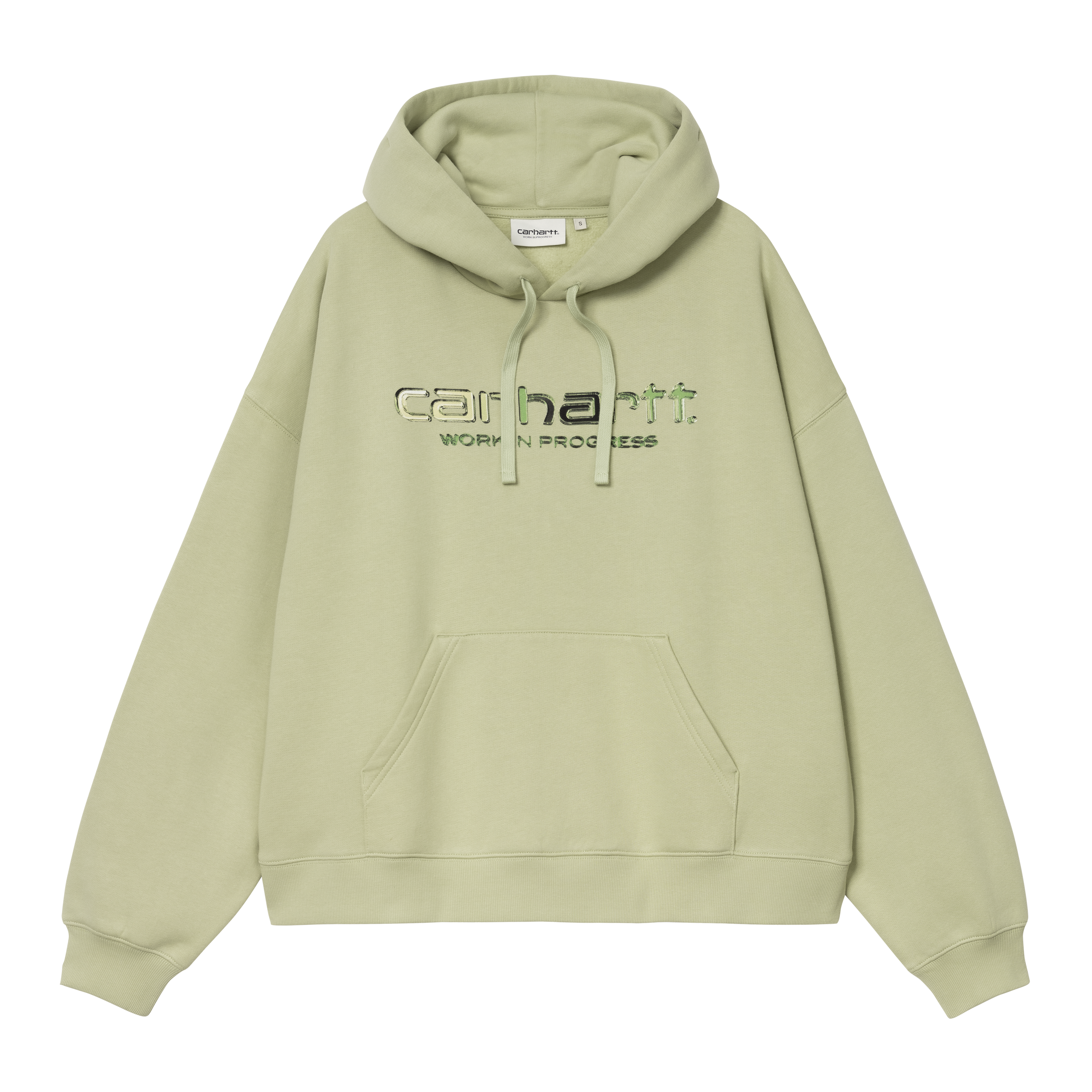 Carhartt WIP Women's Hooded Solar Chrome Sweatshirt, Pale Olive