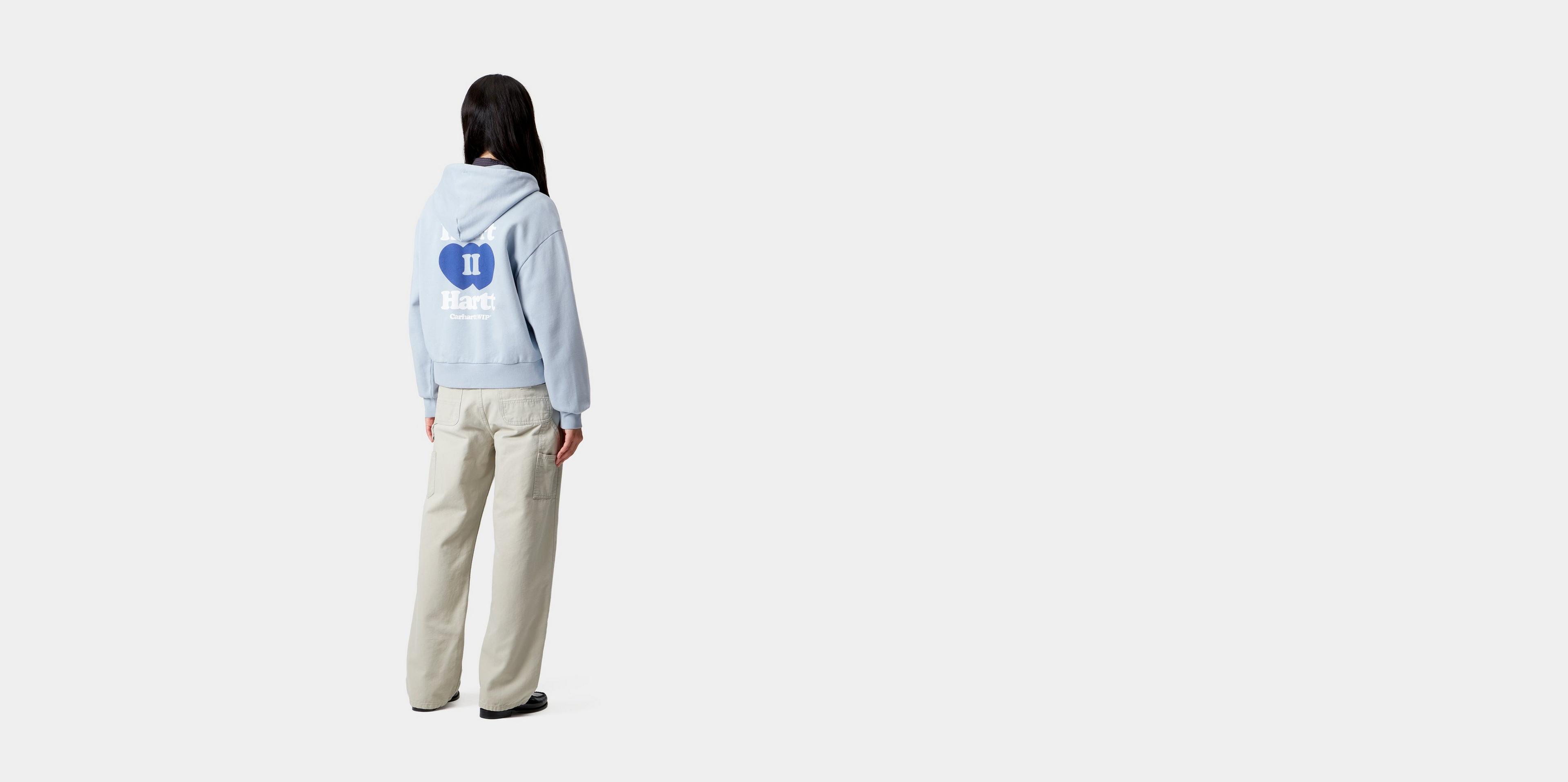 【carhartt】速達無料 Heart II Harttジップアップフーディ/Blue carhartt】速達無料 Heart II Harttジップアップフーディ/Blue