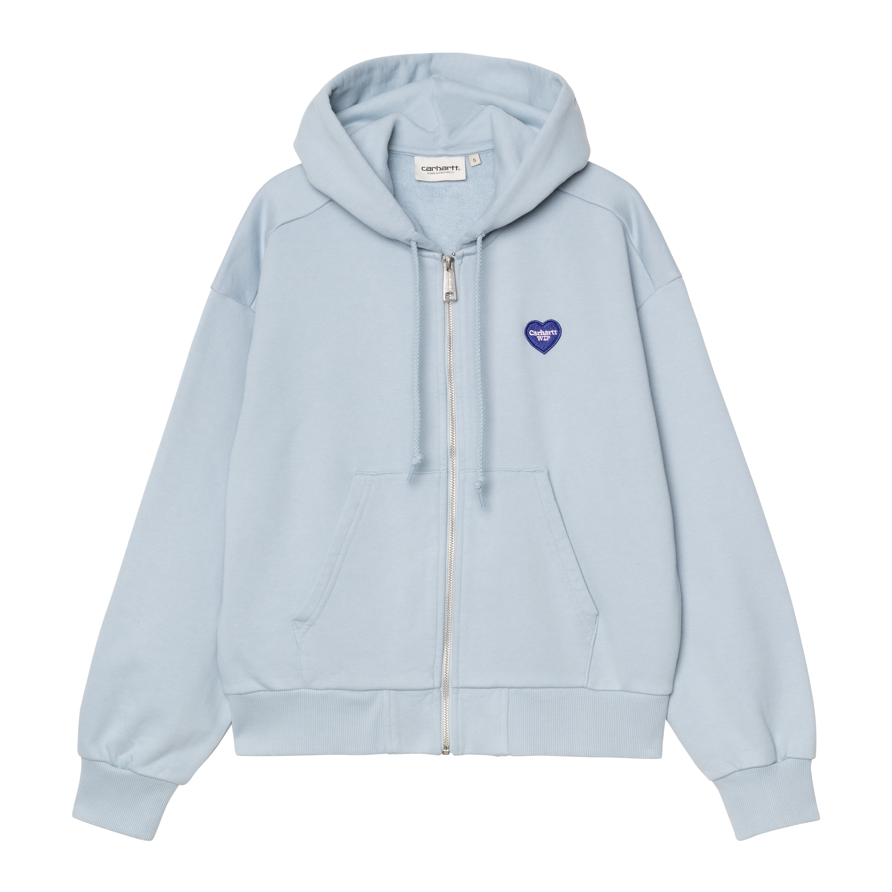 Carhartt WIP Women’s Hooded Heart II Hartt Jacket in Blau