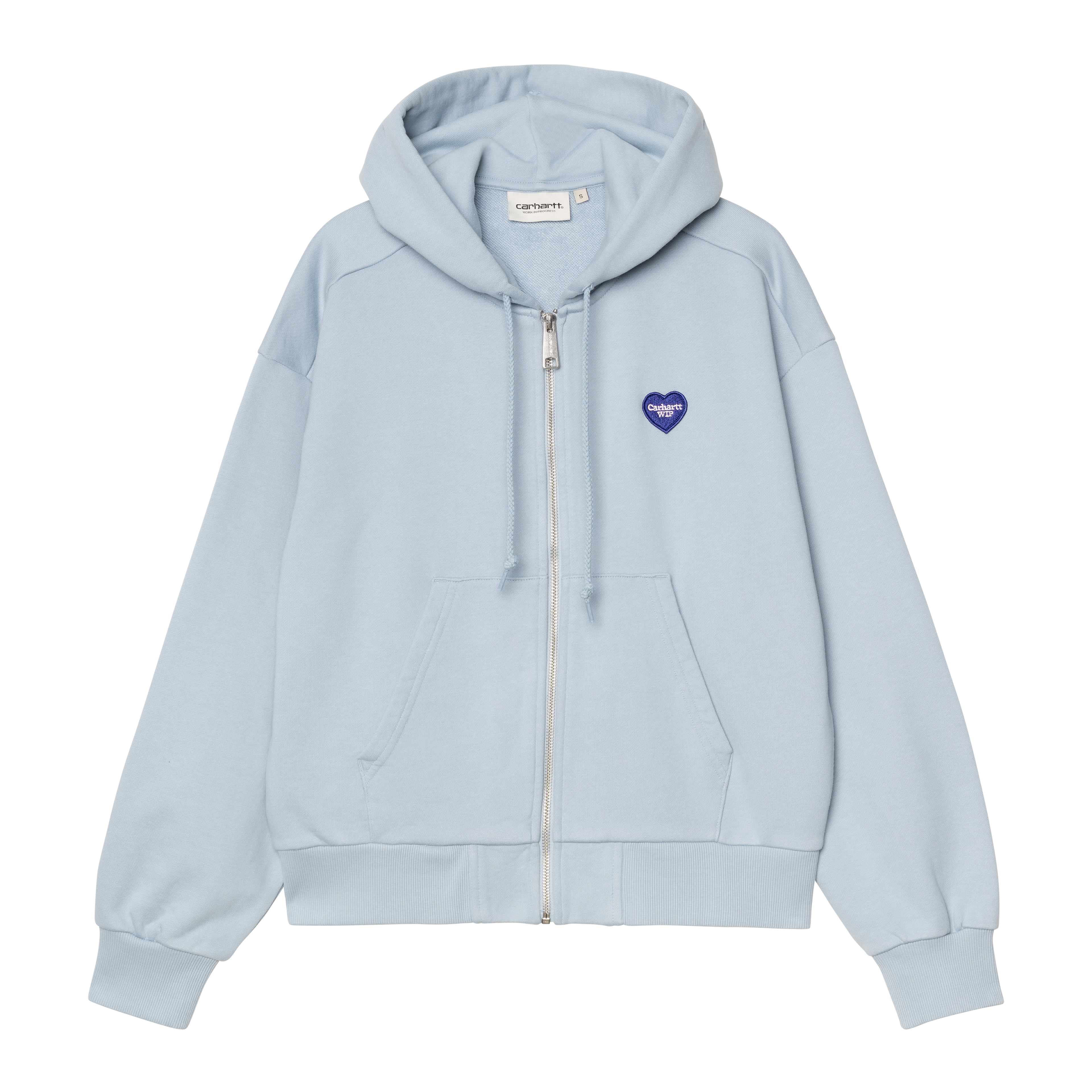 【carhartt】速達無料 Heart II Harttジップアップフーディ/Blue Carhartt WIP W' Hooded Heart II Hartt Jacket, Blue Fog