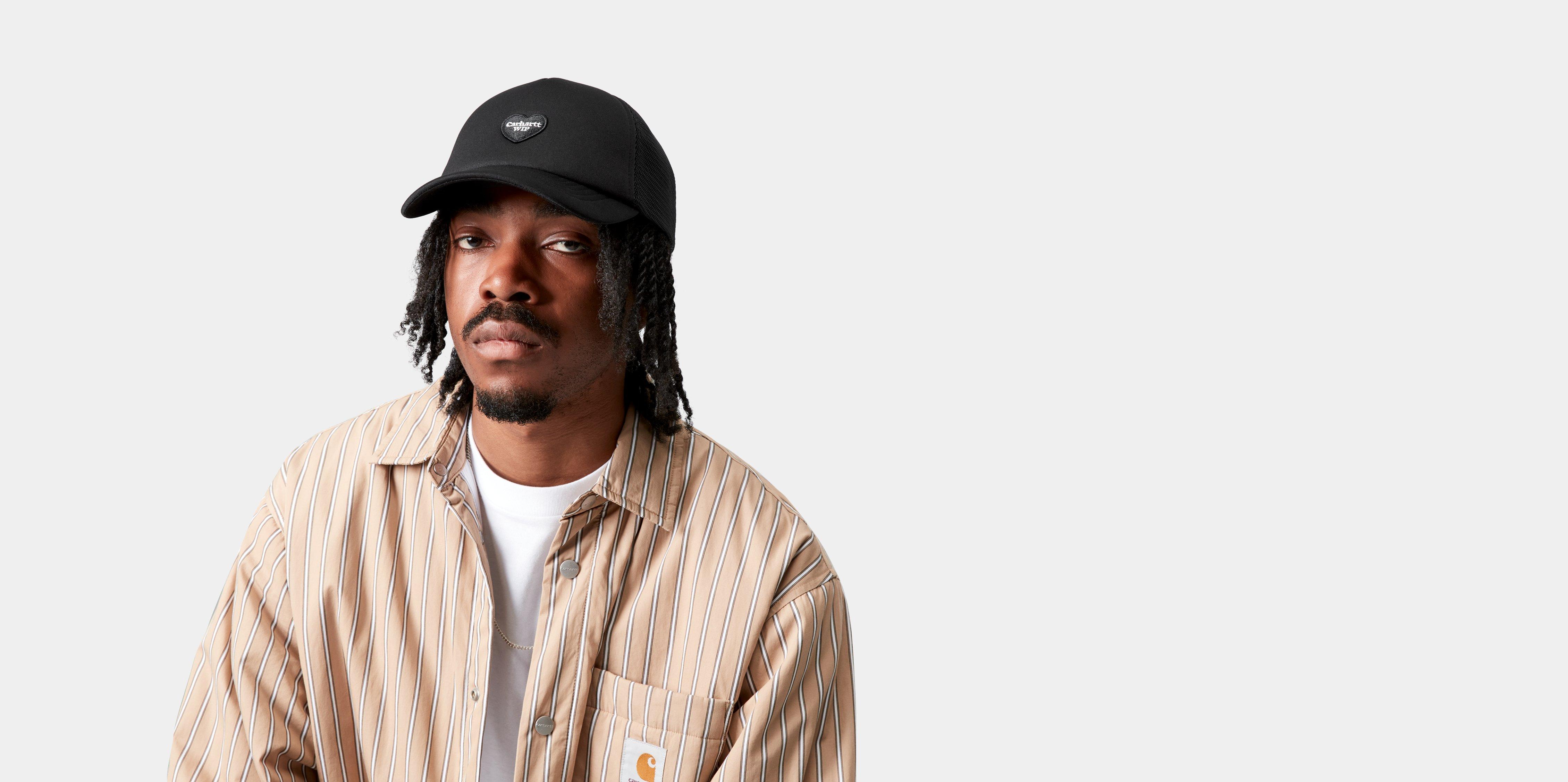 Carhartt WIP Heart Patch Trucker Cap Black