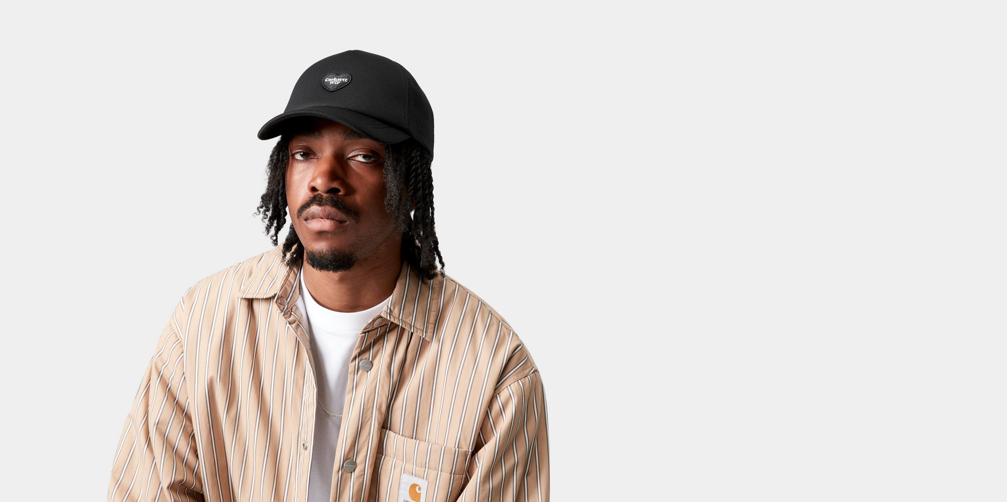 Carhartt WIP Heart Patch Trucker Cap, Black | Official Online Store