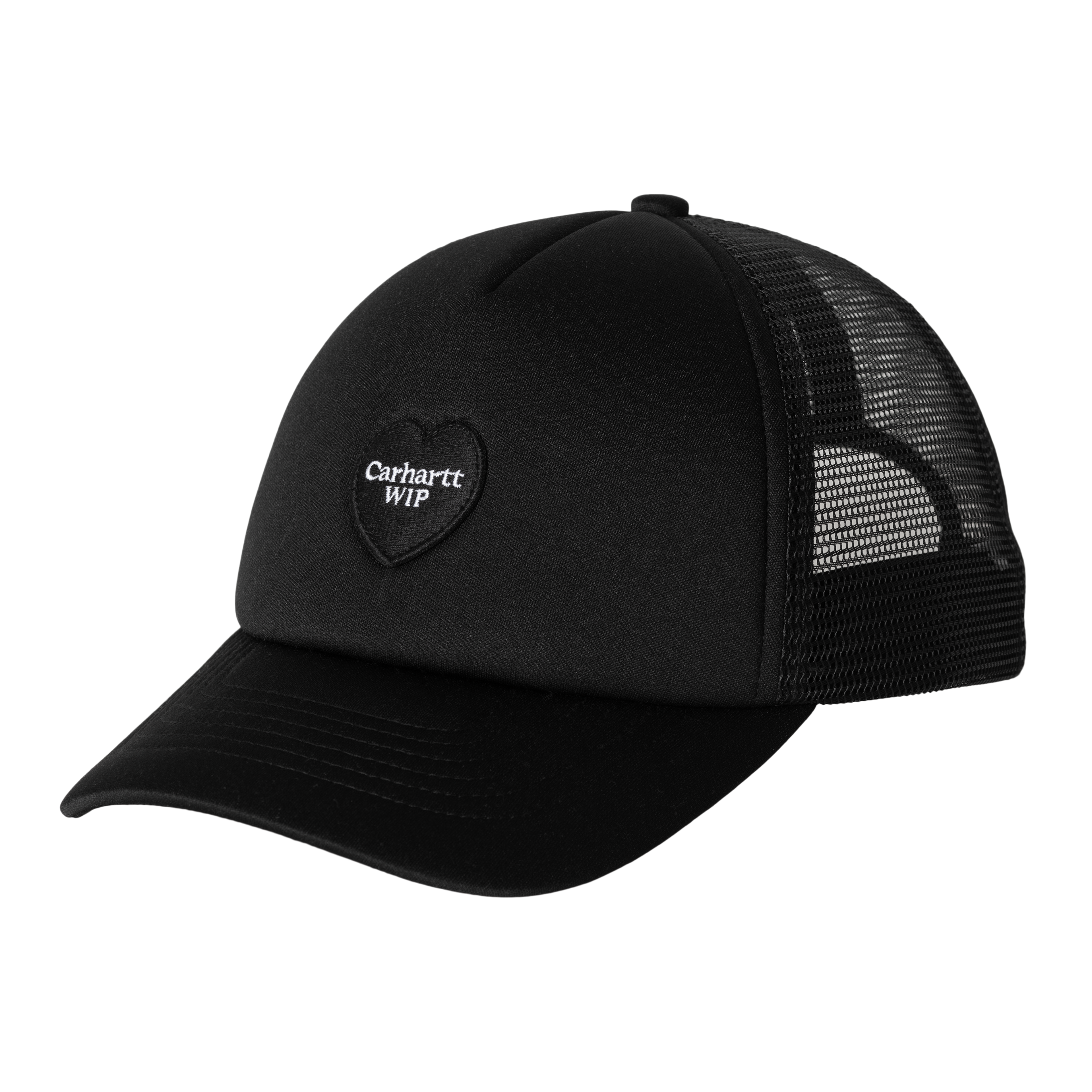 Carhartt WIP Heart Patch Trucker Cap, Black | Official Online Store