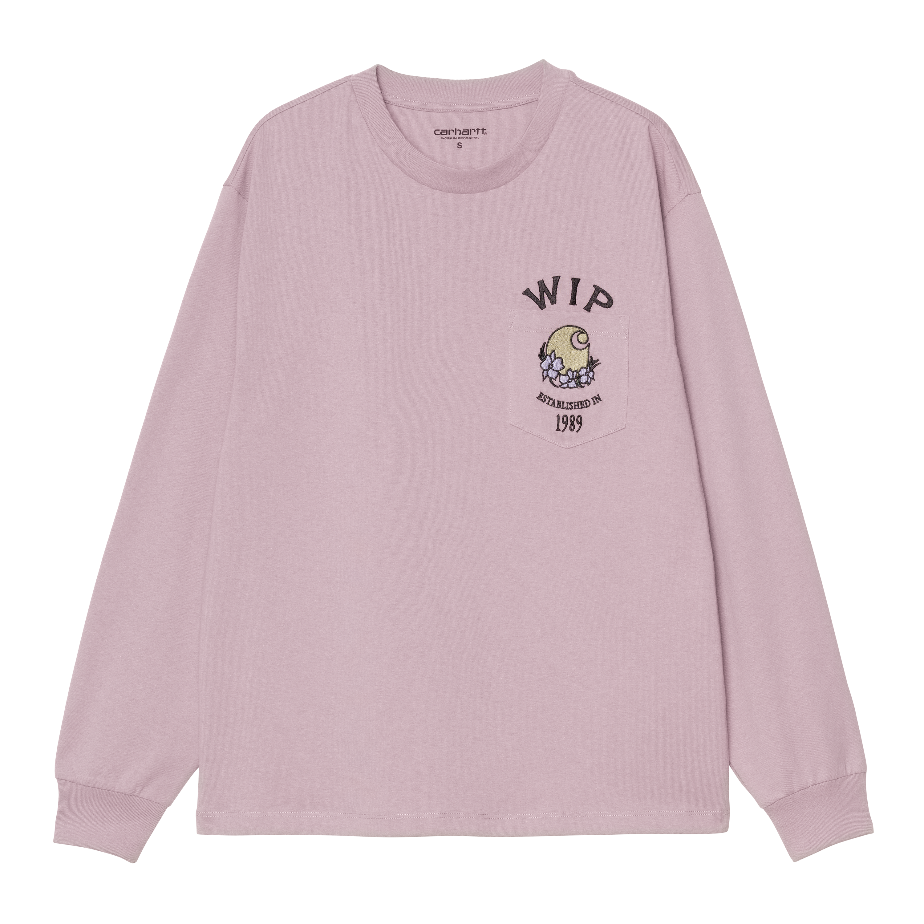 Tシャツ・カットソー CARHARTT WIP 'Bait Shack' T-shirt Pink Carhartt WIP W' L/S Pocket Jubilee T-Shirt, Pink Fog