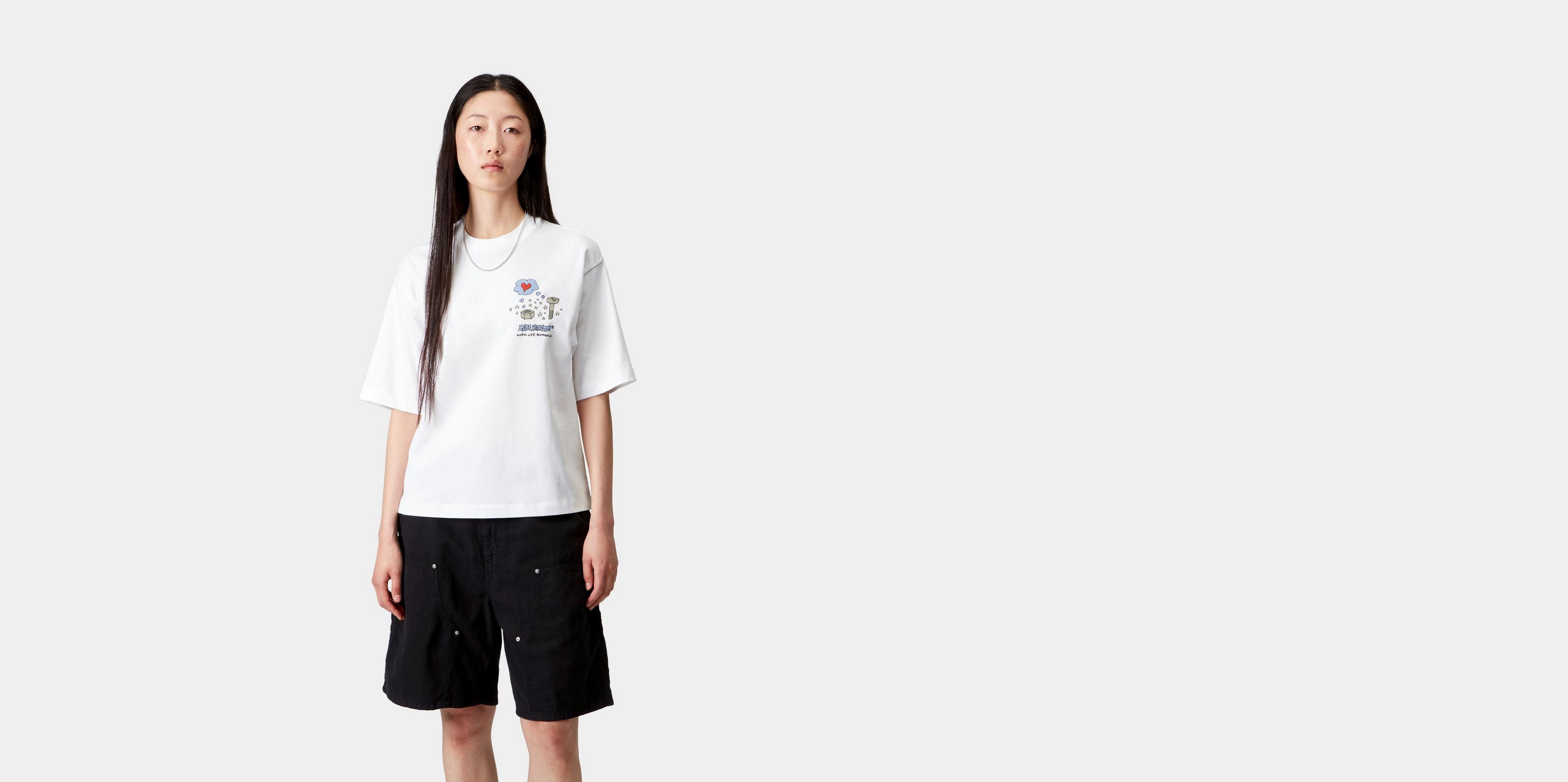 ★ドイツ発*carhartt WIP*新作*W'Office Supplies Tシャツ/WH★ Carhartt WIP W' S/S Office Supplies T-Shirt, White