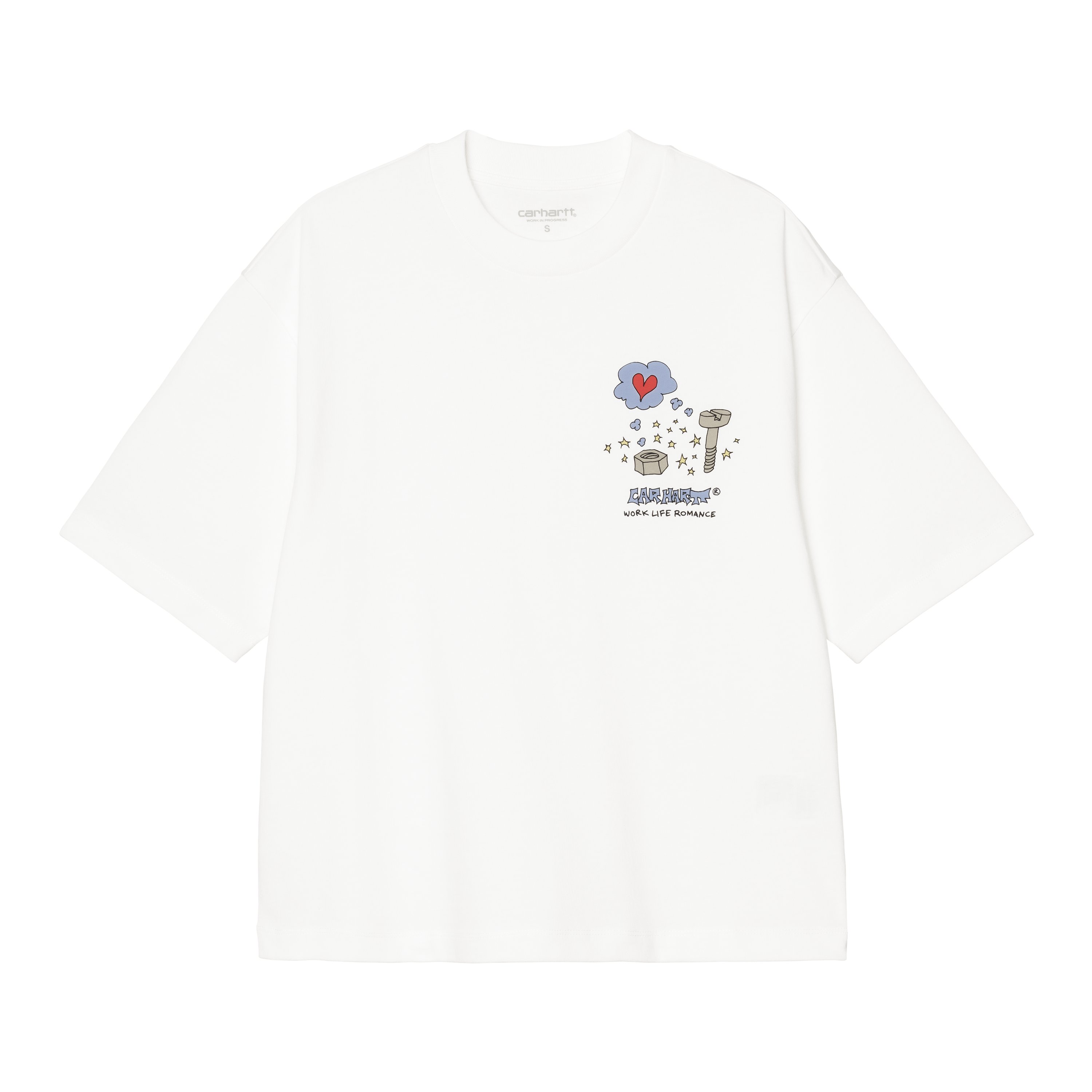 ★ドイツ発*carhartt WIP*新作*W'Office Supplies Tシャツ/WH★ w-s-s-office-supplies-t-shirt-