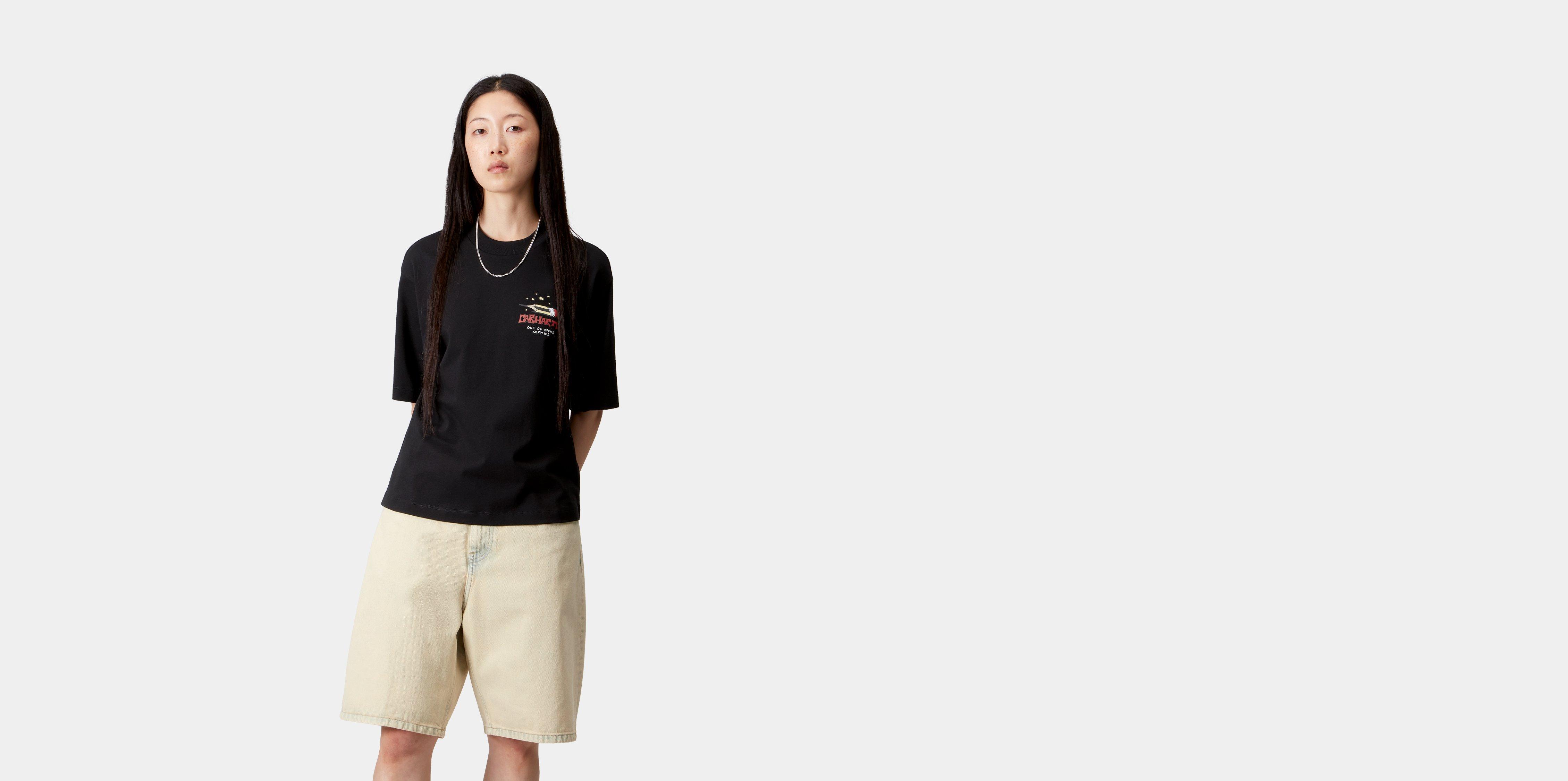 Carhartt WIP W' S/S Office Supplies T-Shirt Black | M | Women