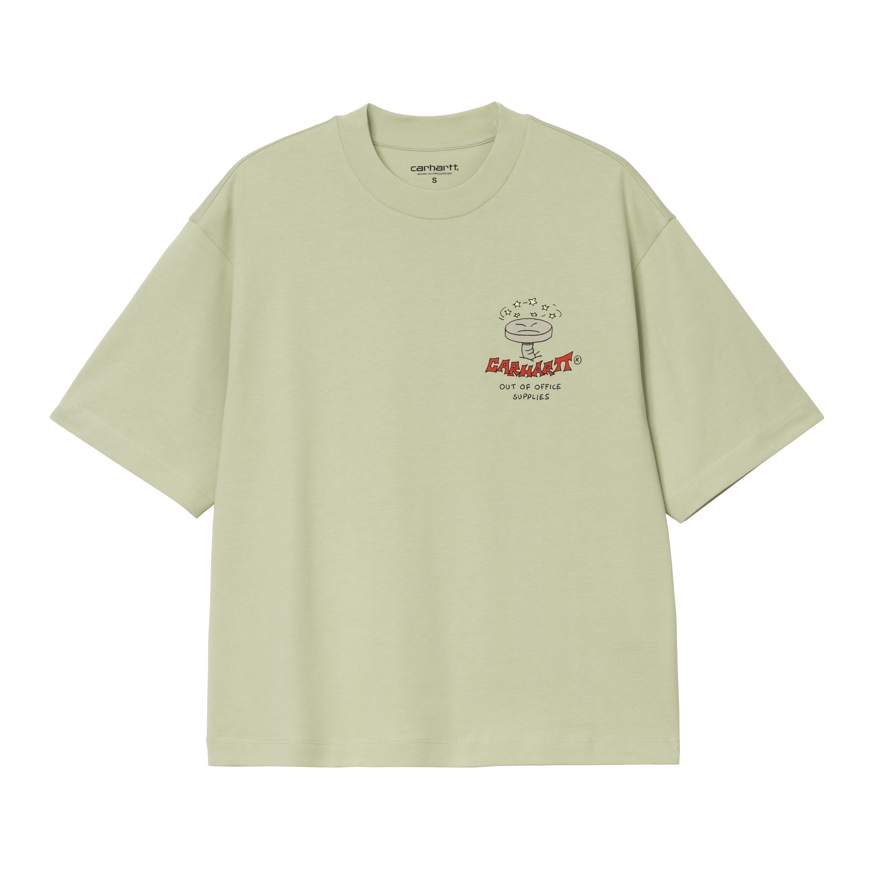 Carhartt WIP Women’s Short Sleeve Office Supplies T-Shirt in Grün