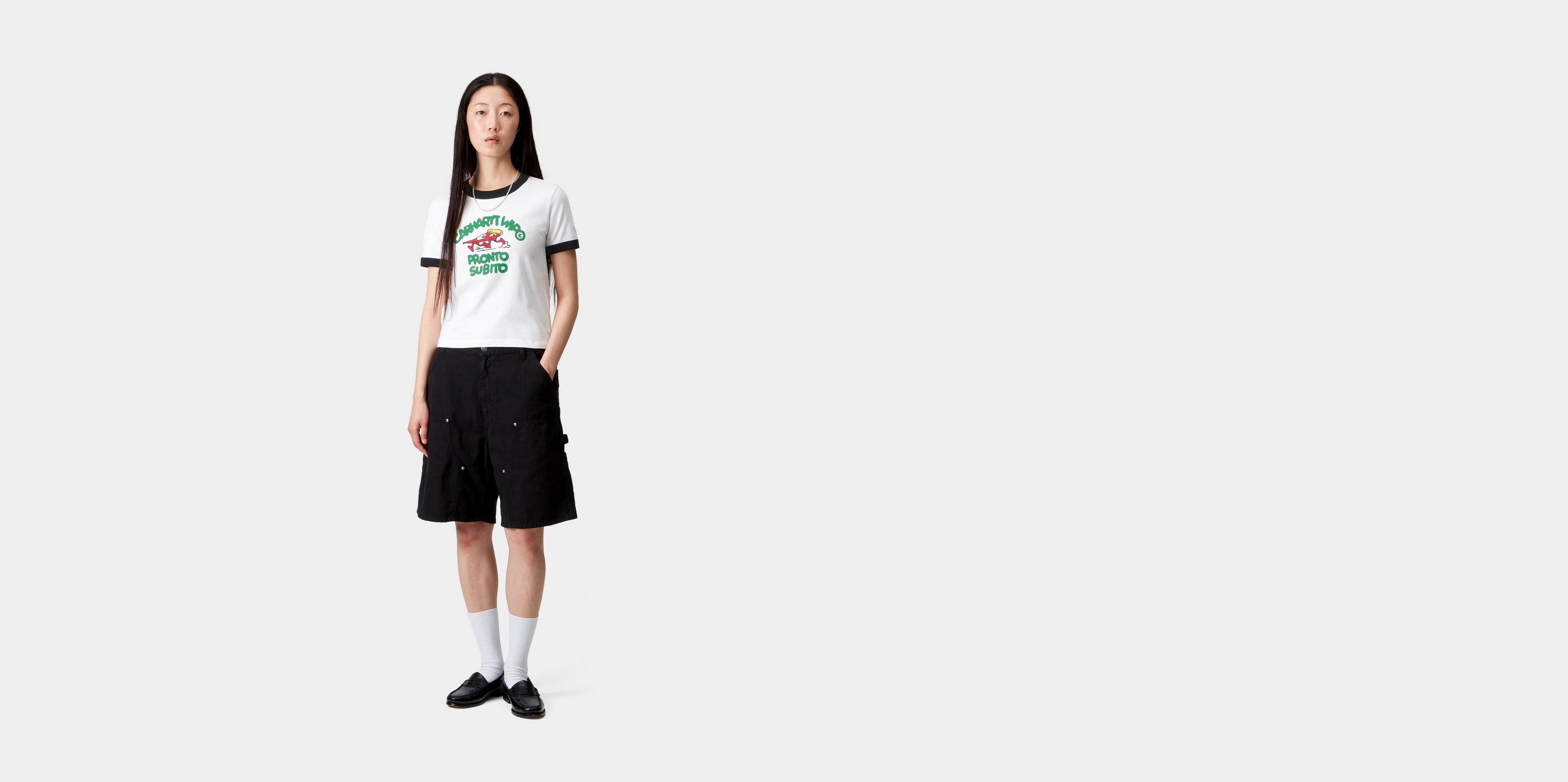 【Carhartt】 ★ S/S PRONTO T-SHIRT ★ WHITE & BLACK Carhartt WIP S/S Pronto T-Shirt White | Cultizm