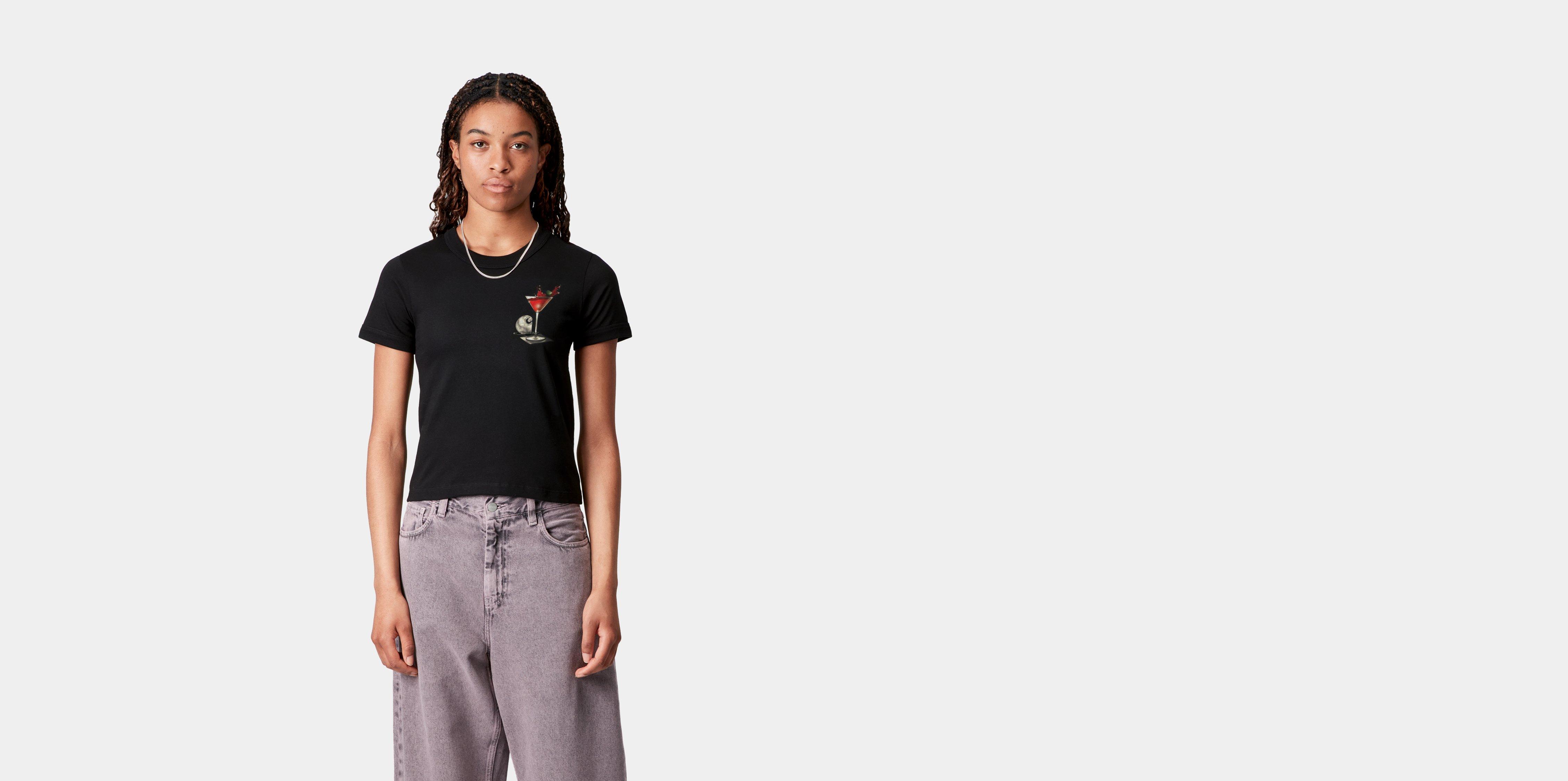 Carhartt WIP W' S/S Jake Garcia T-Shirt, Black | Loja online