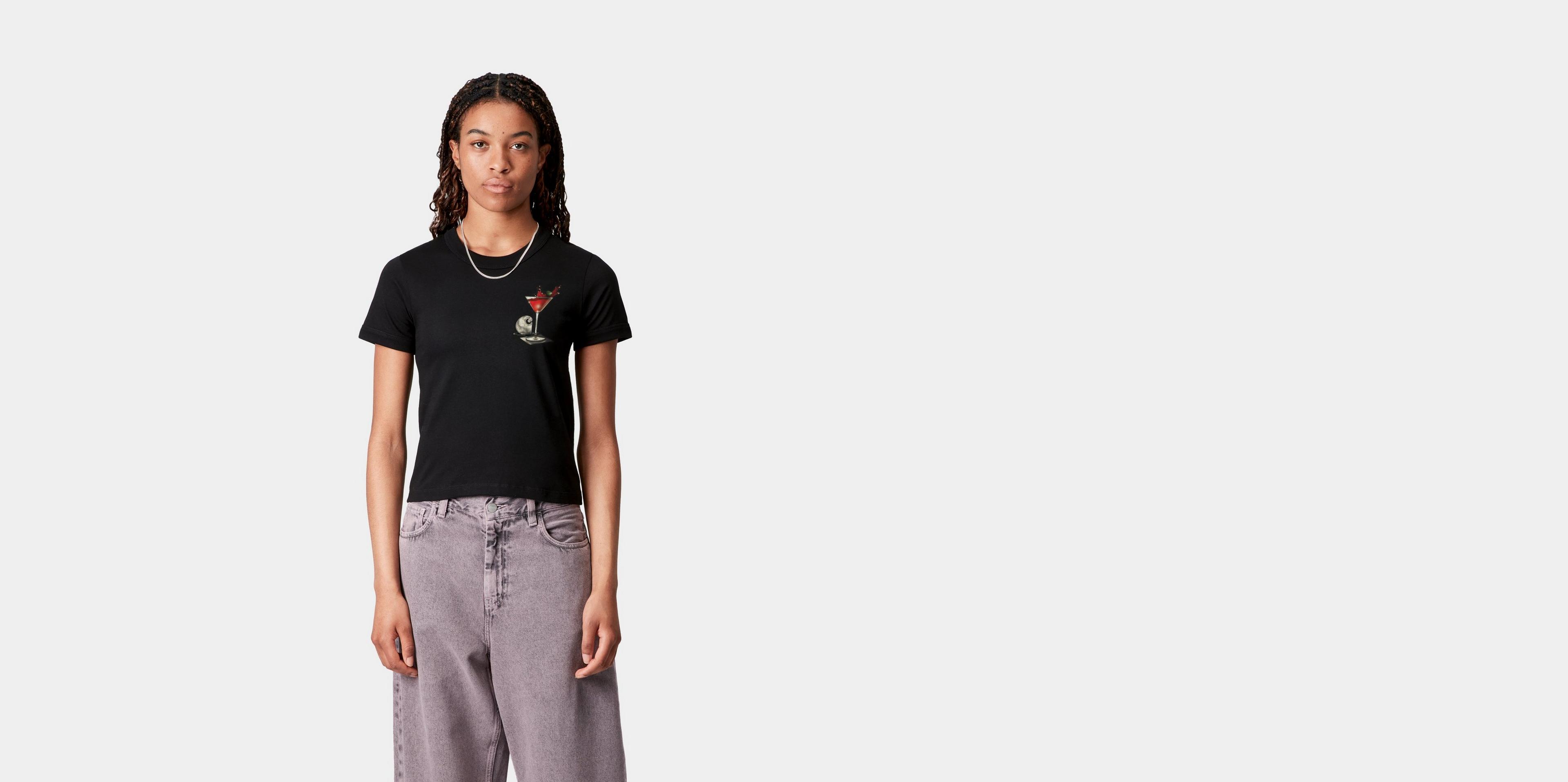 Carhartt WIP W' S/S Jake Garcia T-Shirt, Black | Official