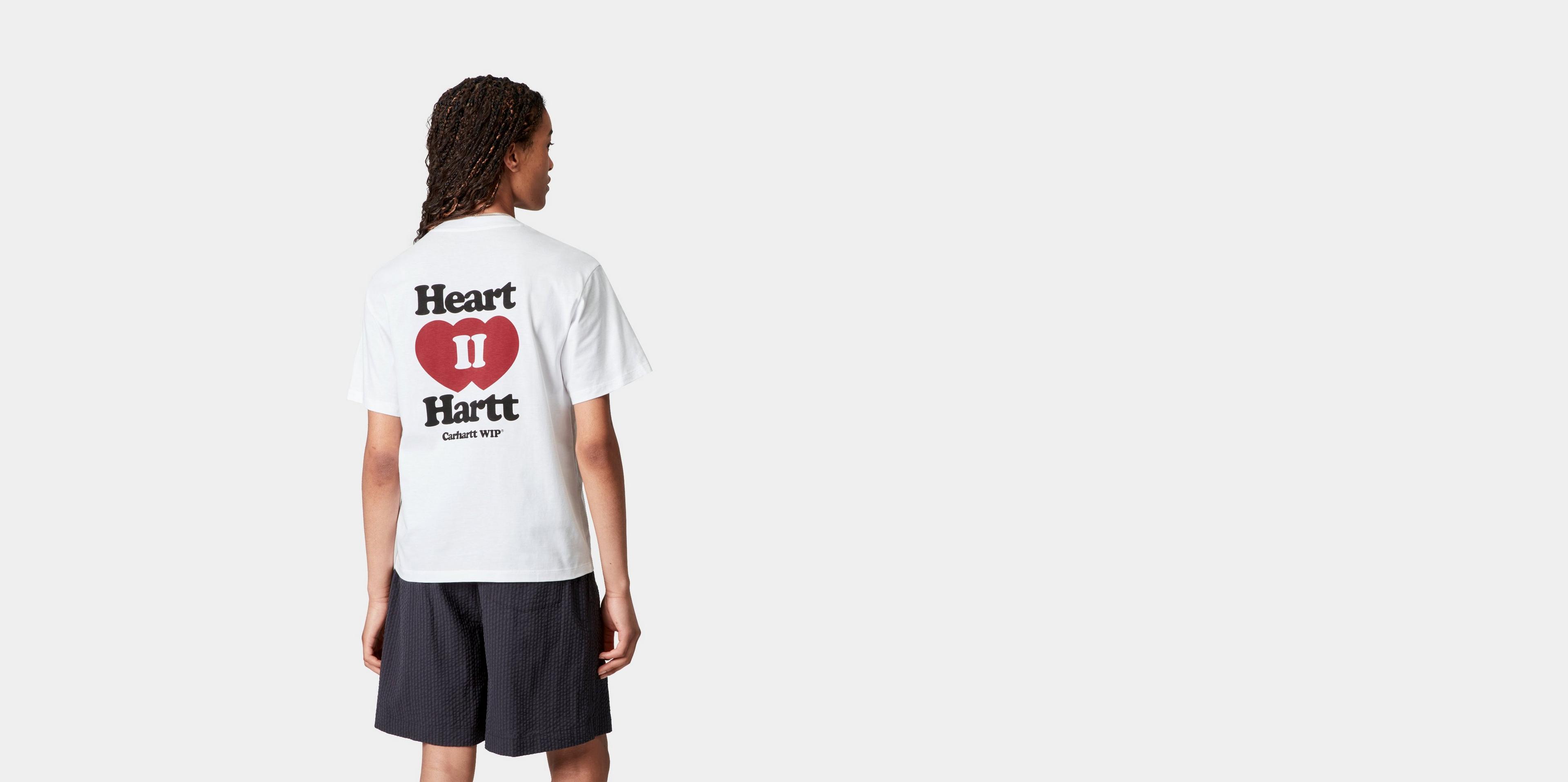Carhartt WIP W' S/S Heart II Hartt T-Shirt, White | Official