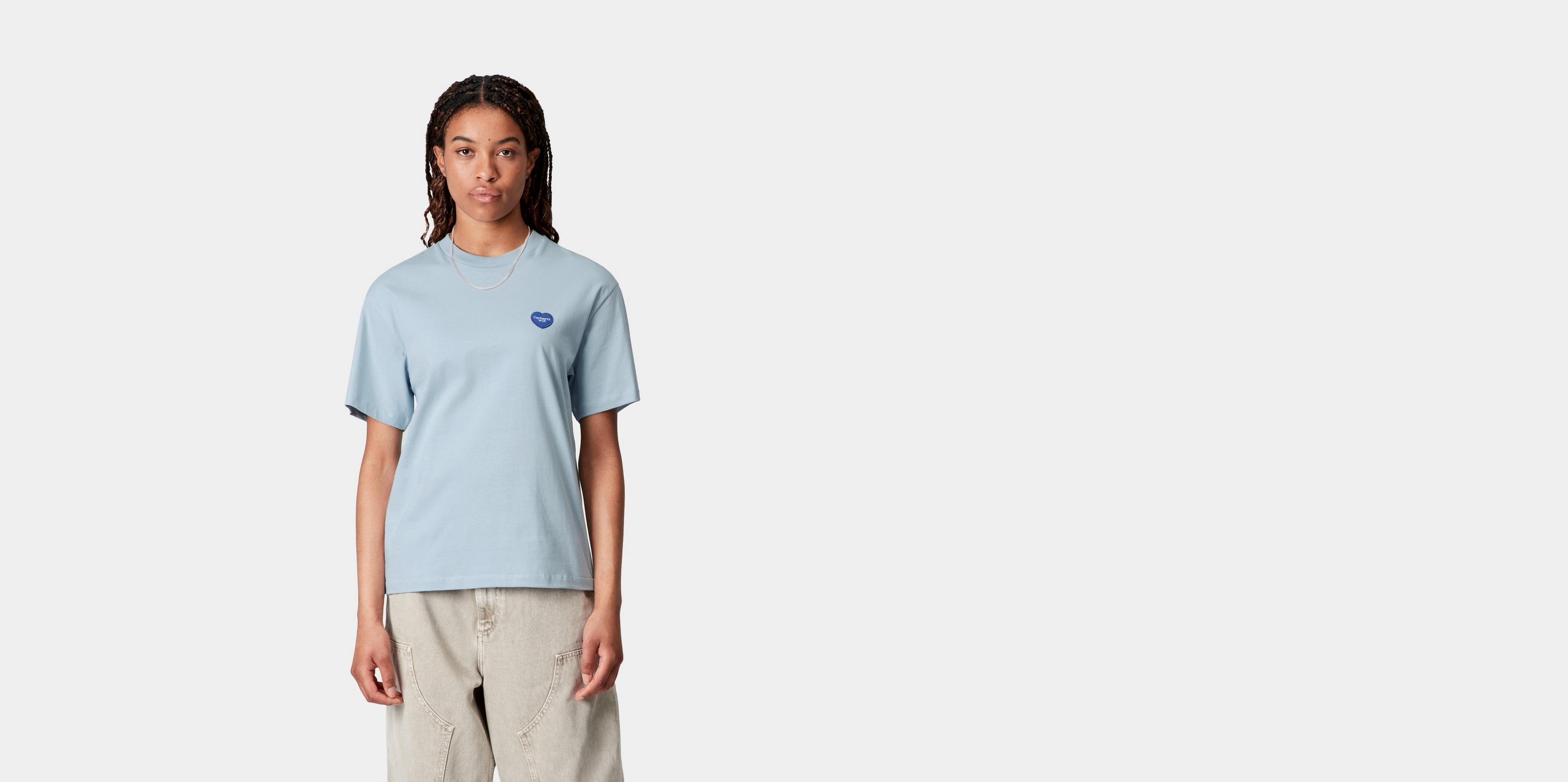 ★ドイツ発*carhartt WIP*新作*Sandwich Tシャツ/BLUE FOG★ Carhartt WIP Sandwich T-Shirt | Blue Fog – Page Sandwich T-Shirt