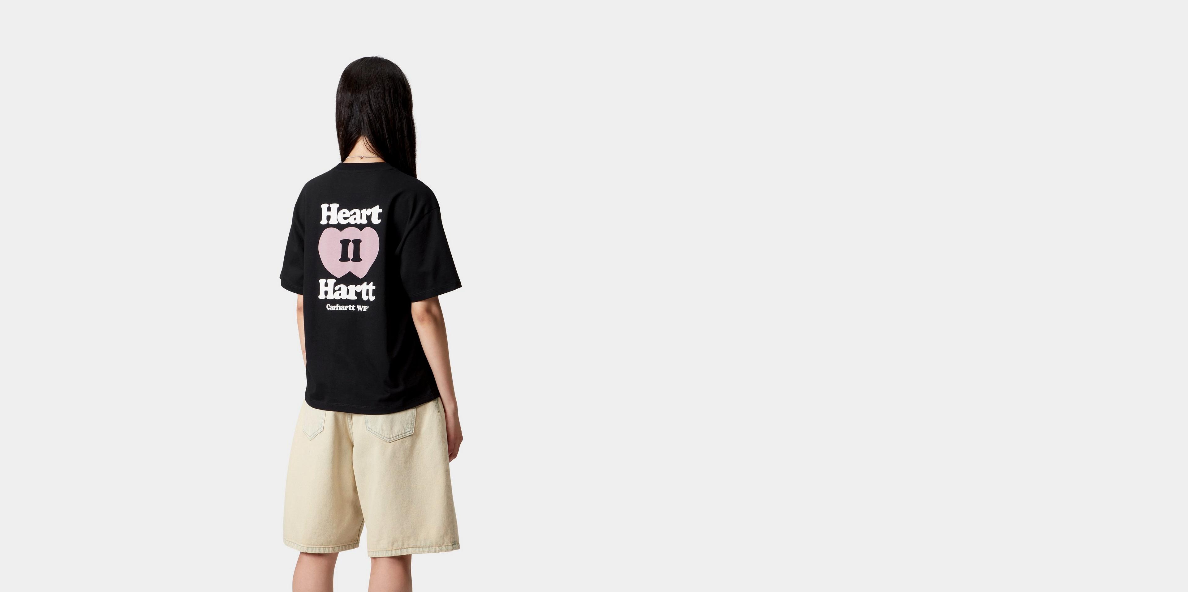 Carhartt WIP W' S/S Heart II Hartt T-Shirt, Black | Official