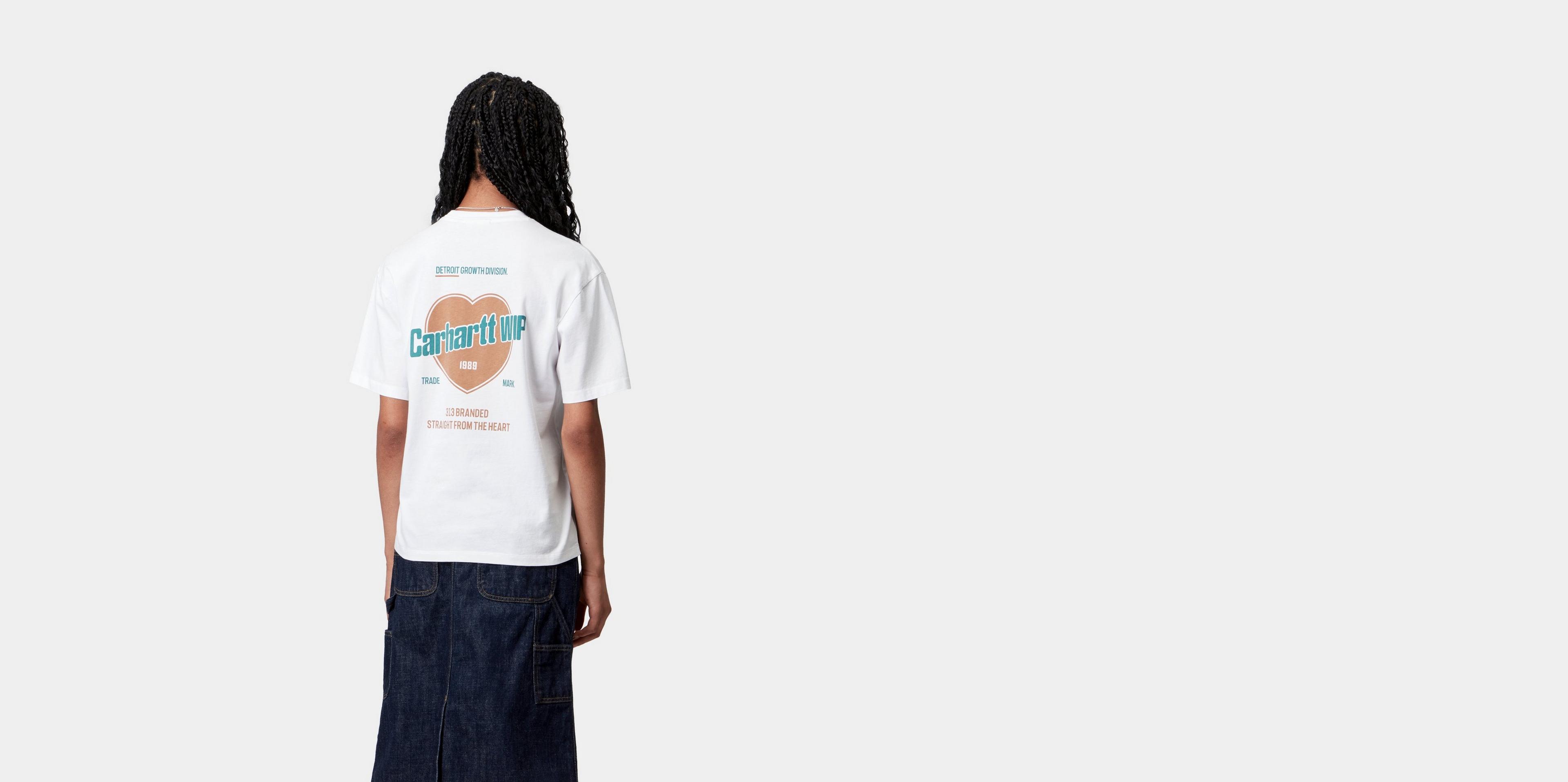 Carhartt WIP W' S/S Growth T-Shirt, White | Official Online