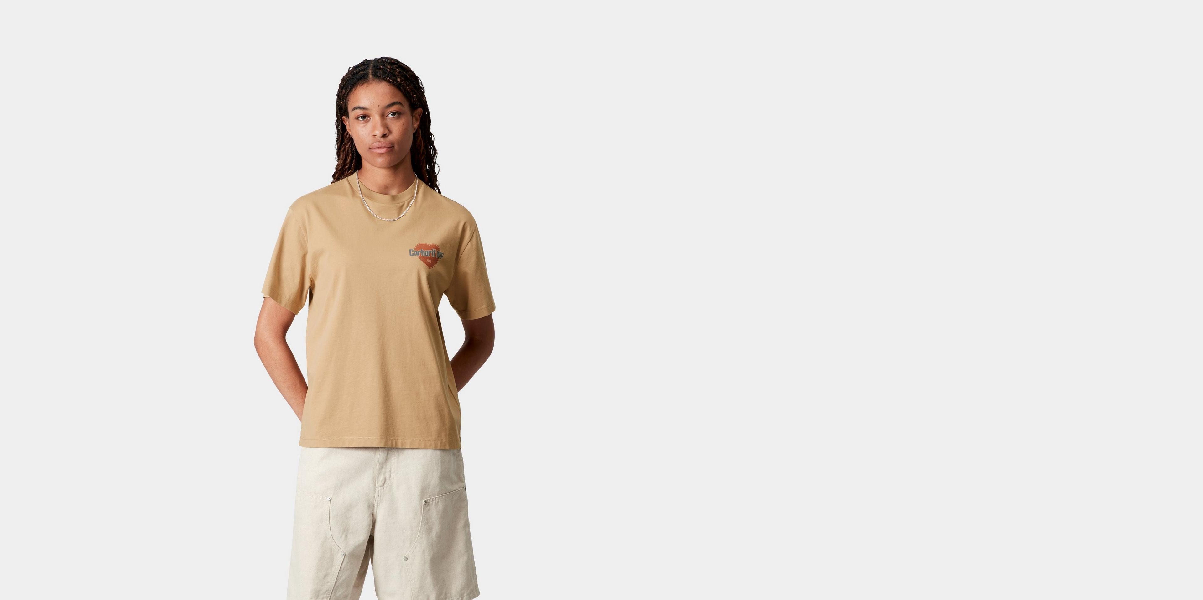 [CARHARTT]★韓国人気★W S/S GROWTH T-SHIRT Carhartt WIP W' S/S Growth T-Shirt, Dusty H Brown | Official