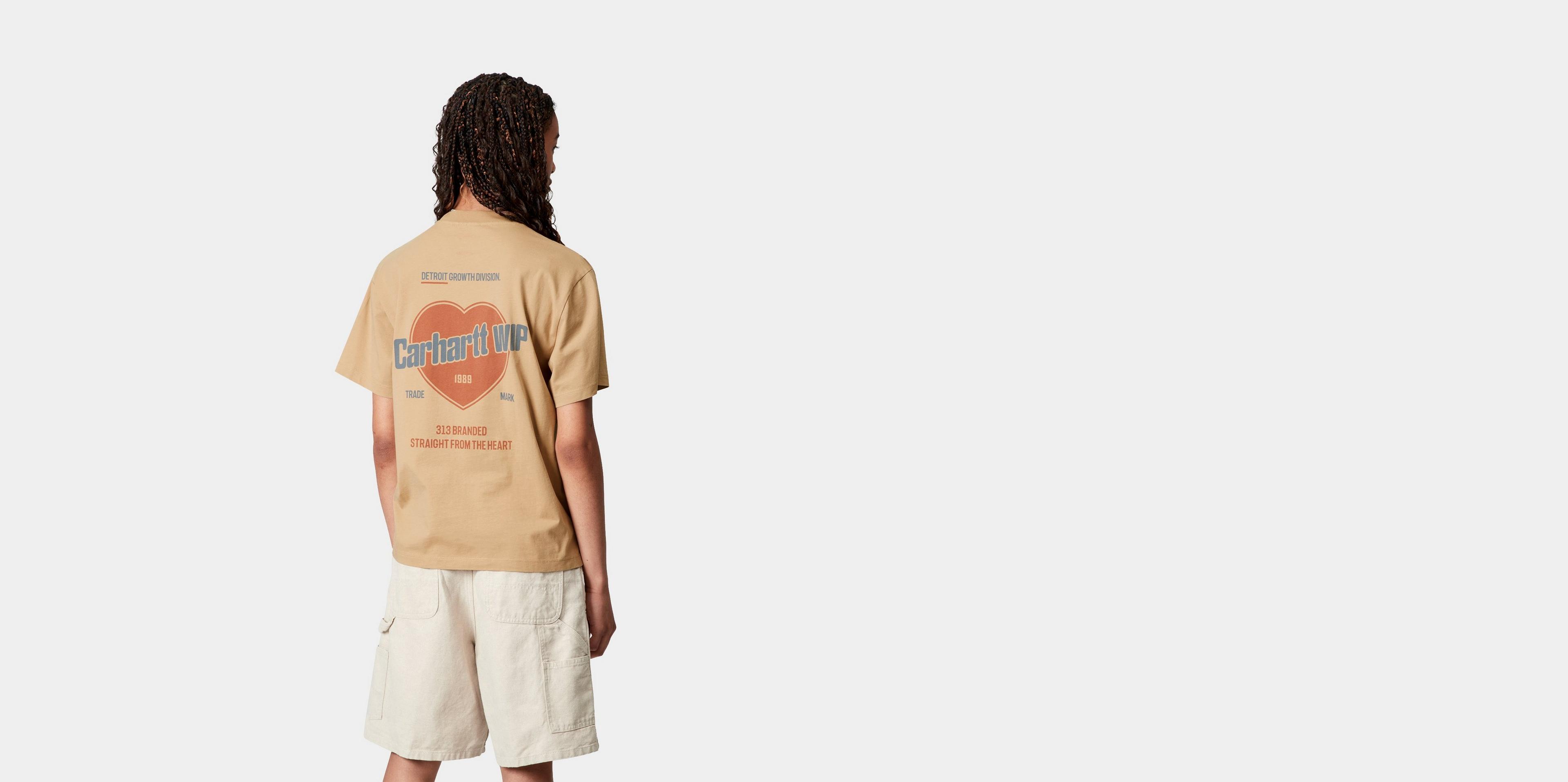 Carhartt WIP W' S/S Growth T-Shirt, Dusty H Brown | Official