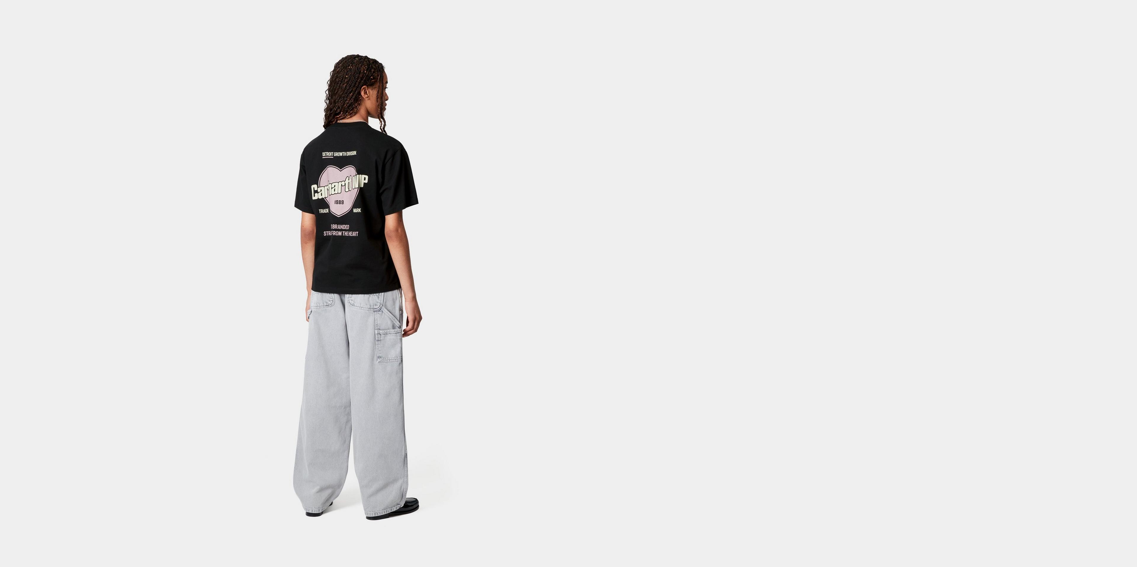 Carhartt WIP W' S/S Growth T-Shirt, Black | Official Online