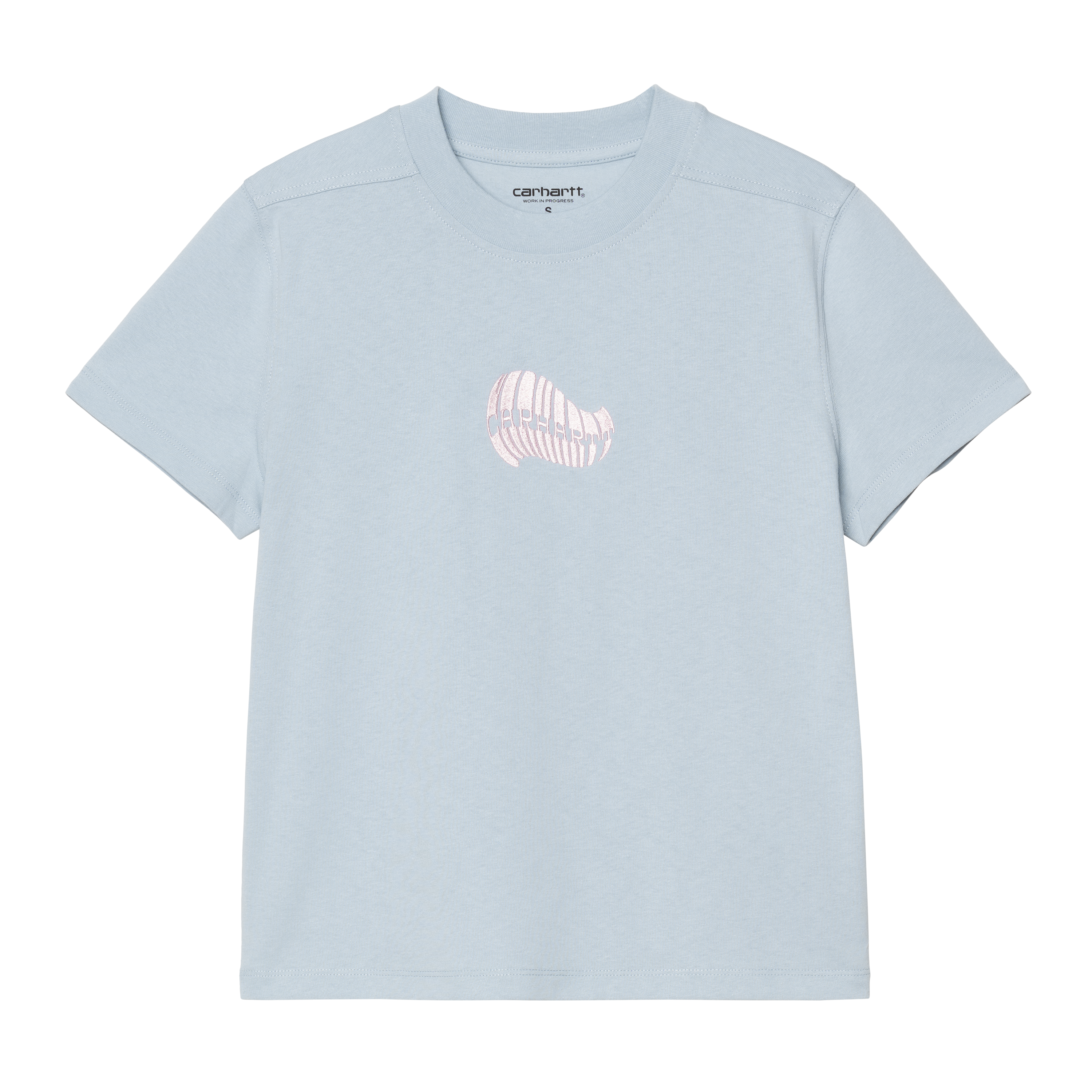 Carhartt WIP Women’s Short Sleeve Psshh T-Shirt in Blu