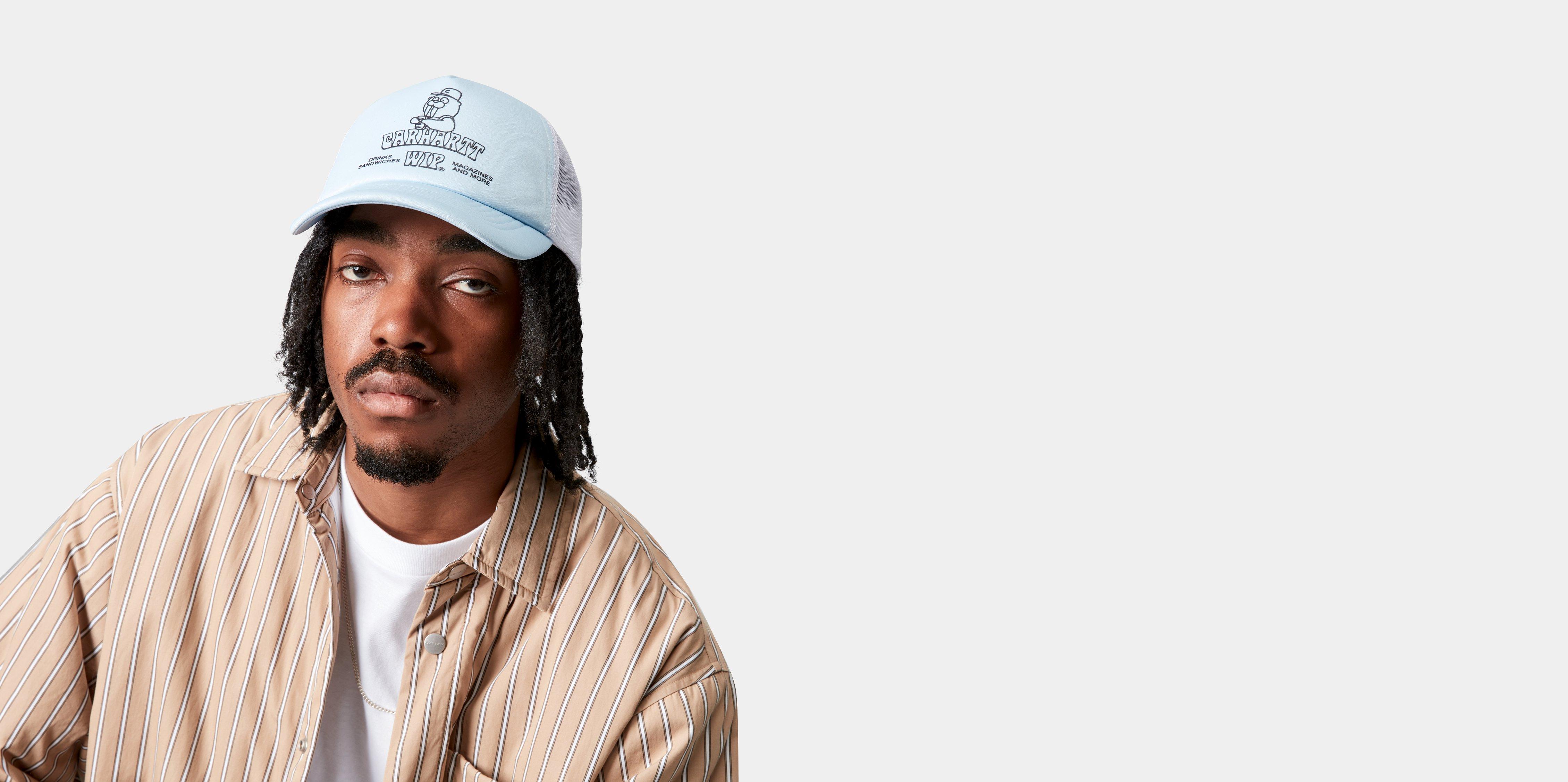 Carhartt WIP Sandwich Trucker Cap Blue Fog