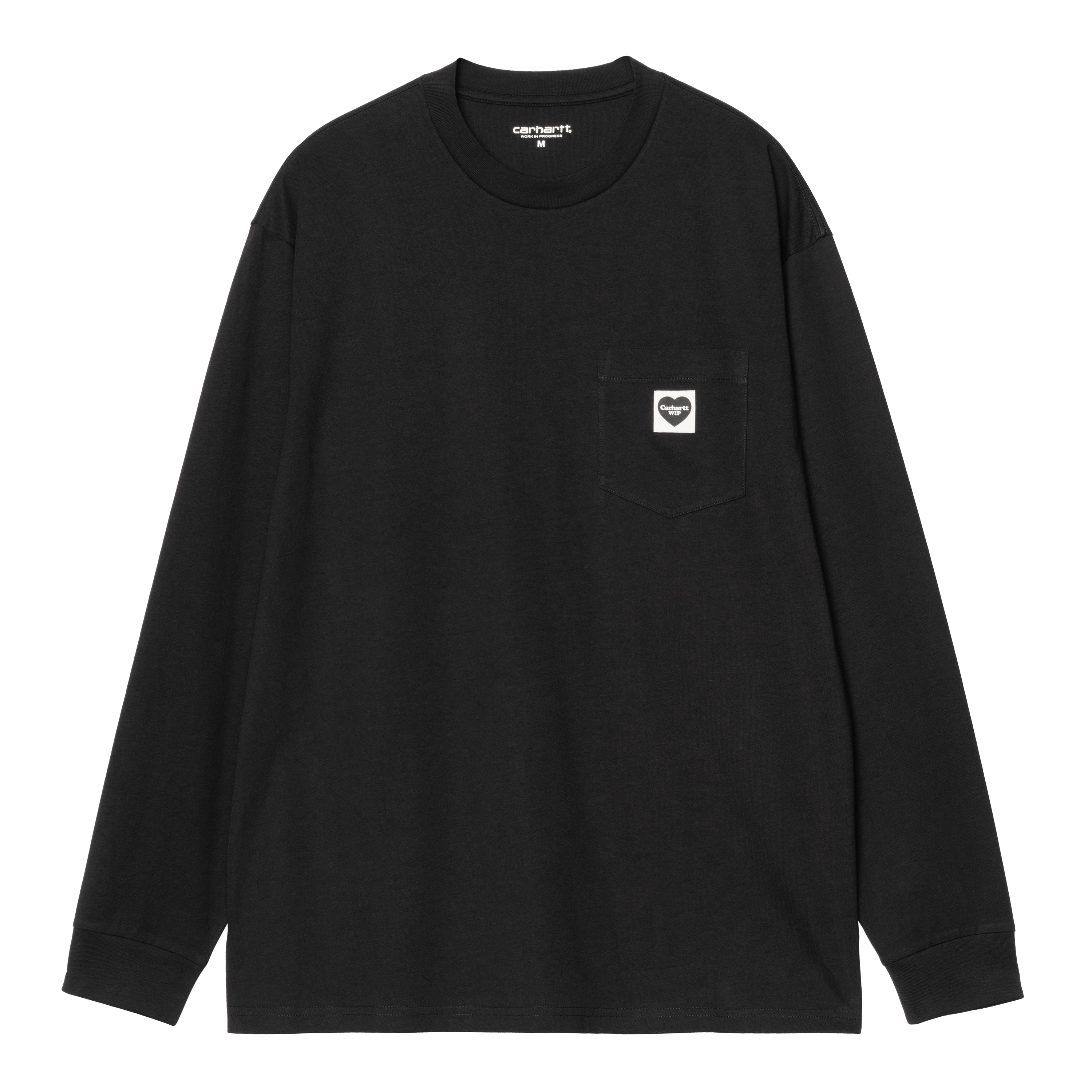 VIP【関税送料無料】希少 Carhartt Wip SS Pocket Heart T-shirt Carhartt WIP W' S/S Pocket Heart T-Shirt, Black / Black