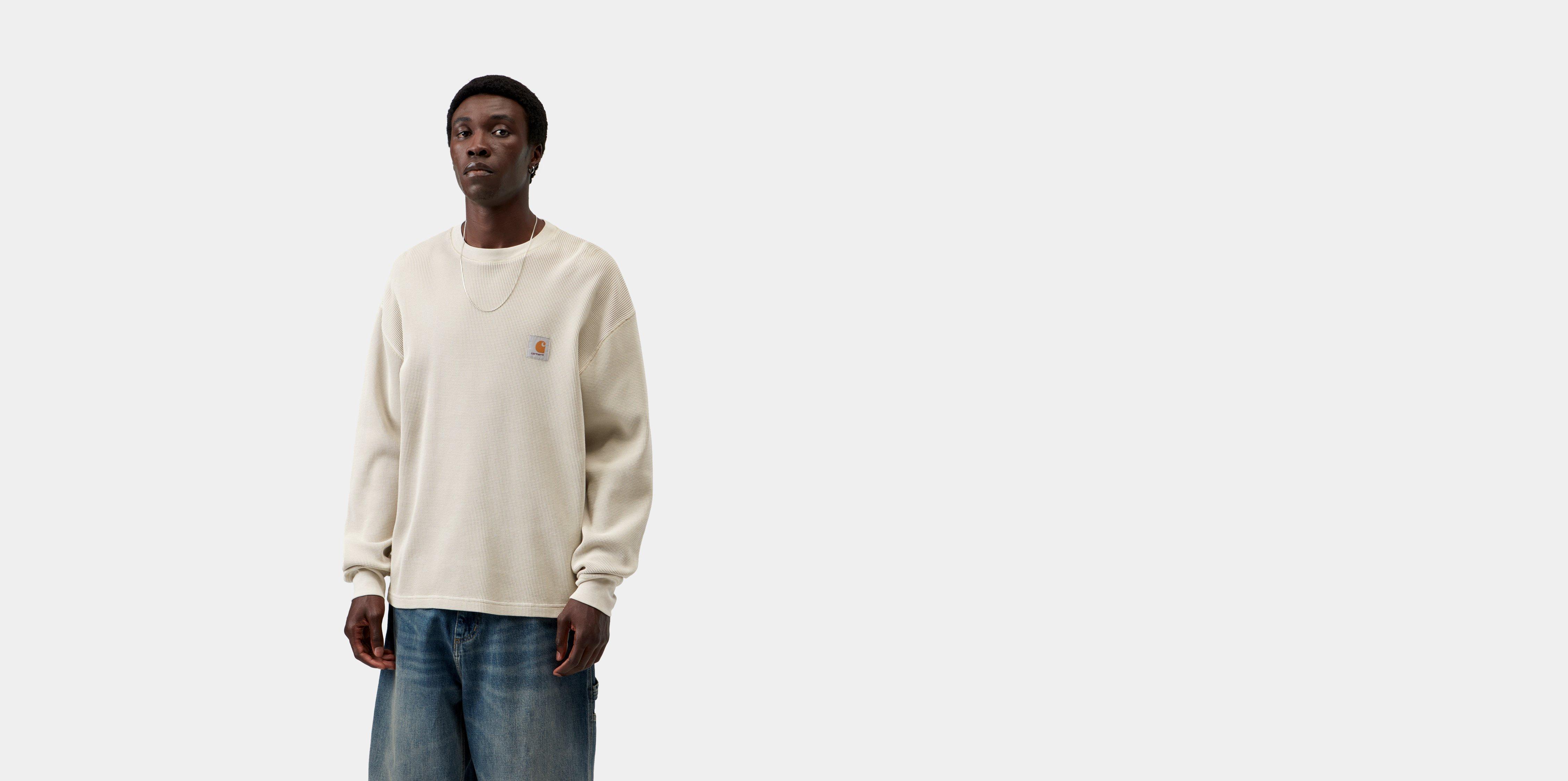 Carhartt WIP L/S Vista Waffle T-Shirt Fleur De Sel garment dyed | beige | S | Men