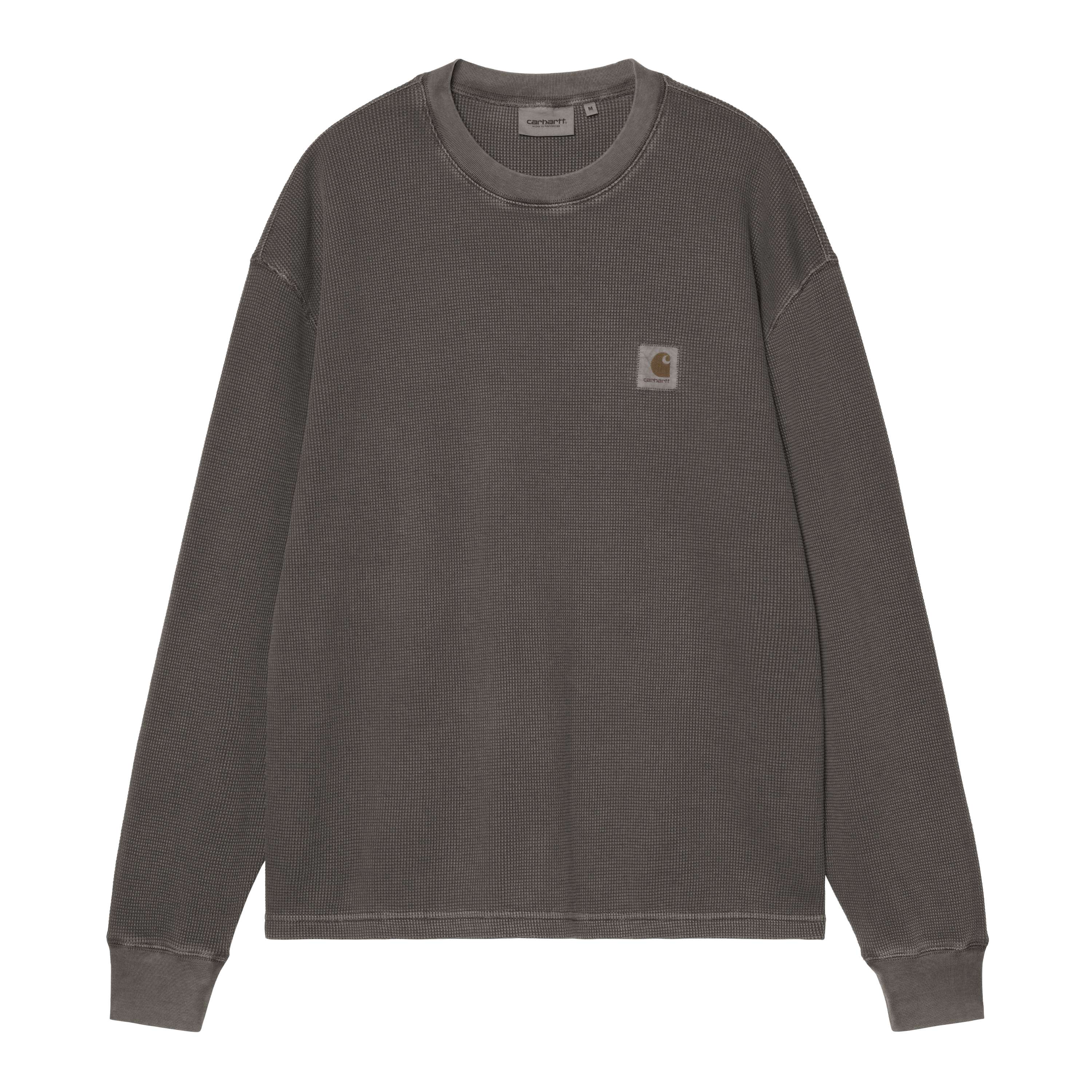 Carhartt WIP L/S Vista Waffle T-Shirt, Black | Official