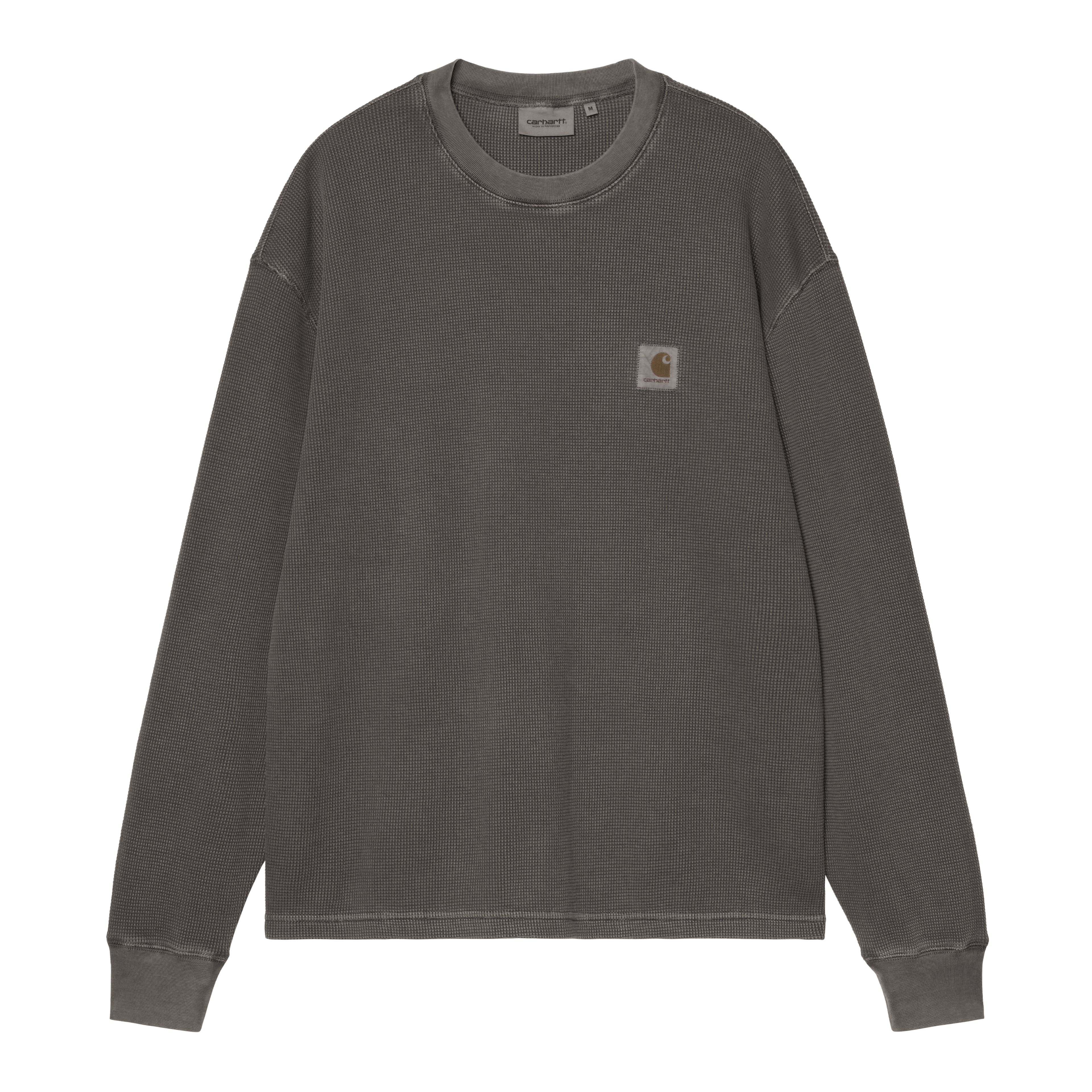Carhartt WIP L/S Vista Waffle T-Shirt, Black | Official Online Store