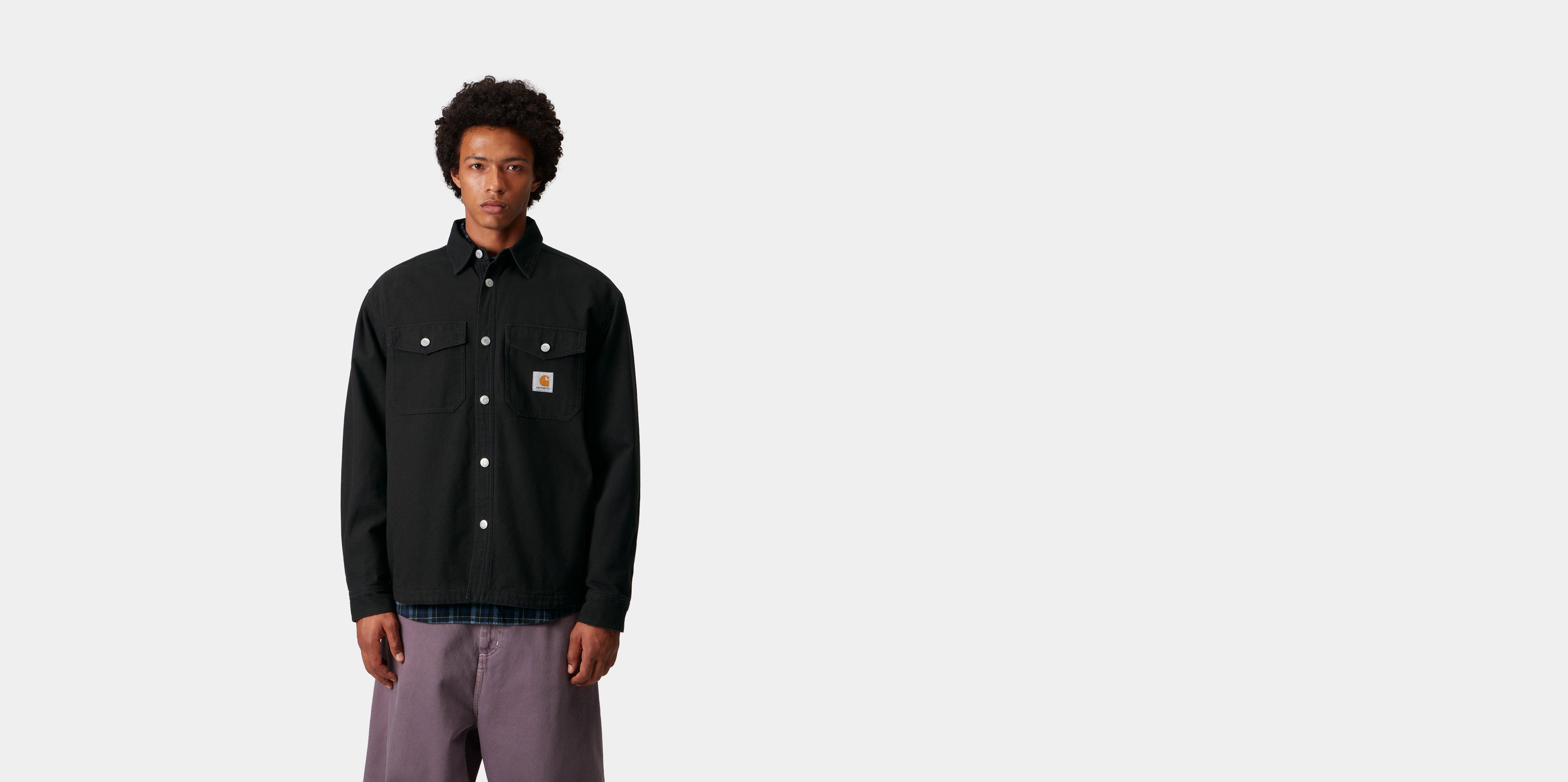 【CARHARTT WIP / カーハート】LASHLEY SHIRT JAC Carhartt WIP Selby Shirt Jac, Black | Official Online Store