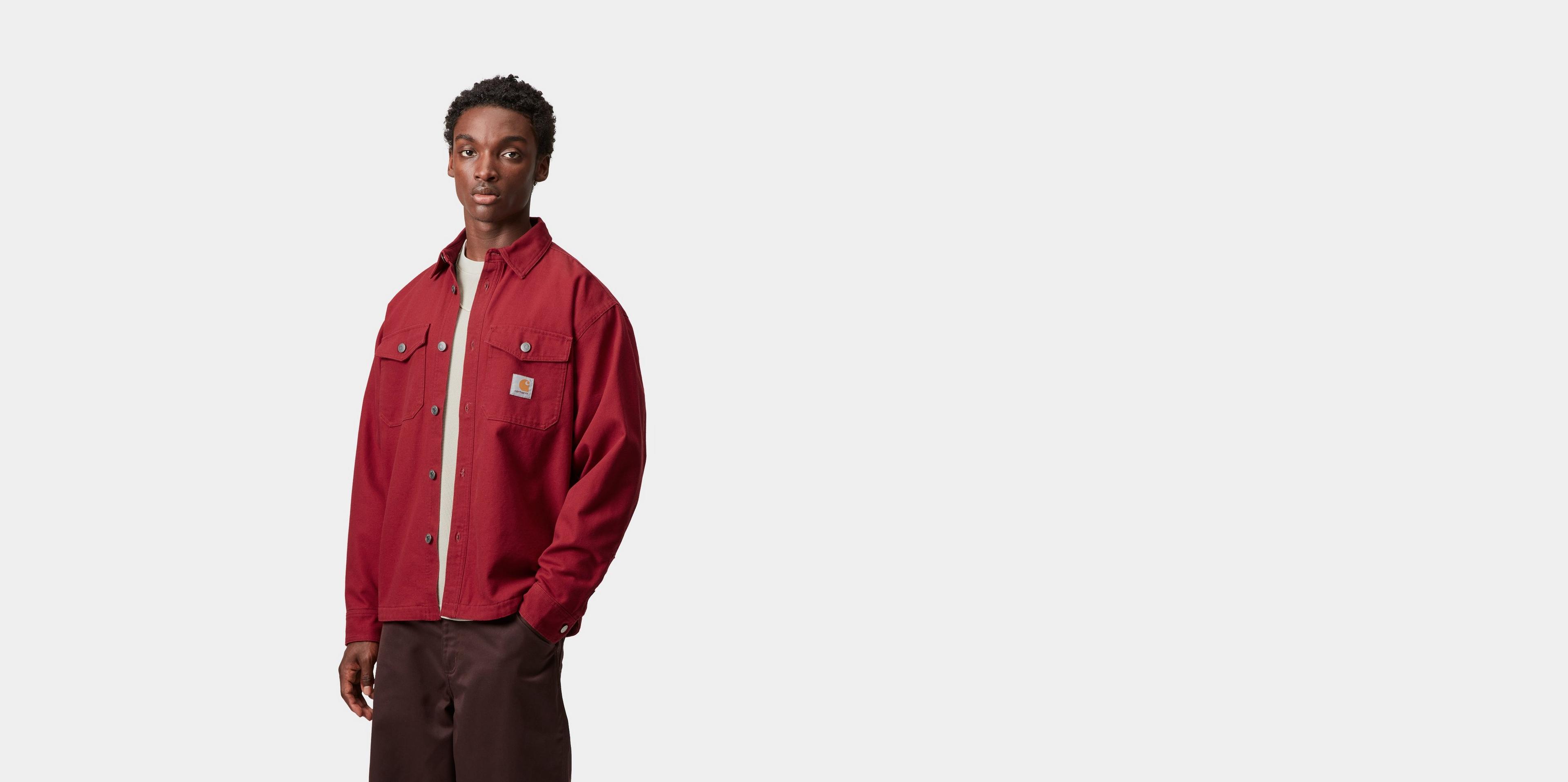 Carhartt WIP Selby Shirt Jac, Scarlet | Official Online Store