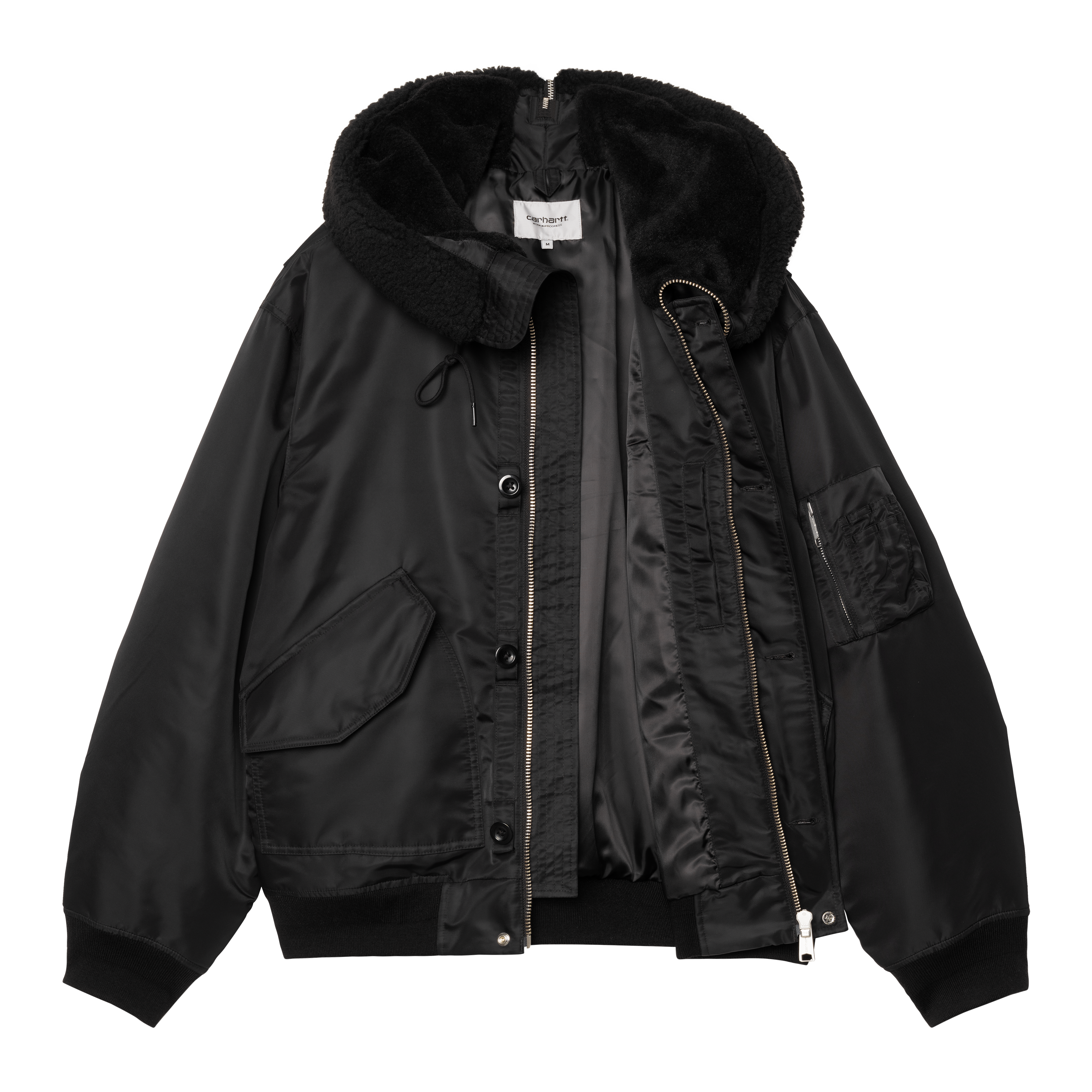 Carhartt WIP Hd Oltera Bomber, Black / Black | Loja online oficial