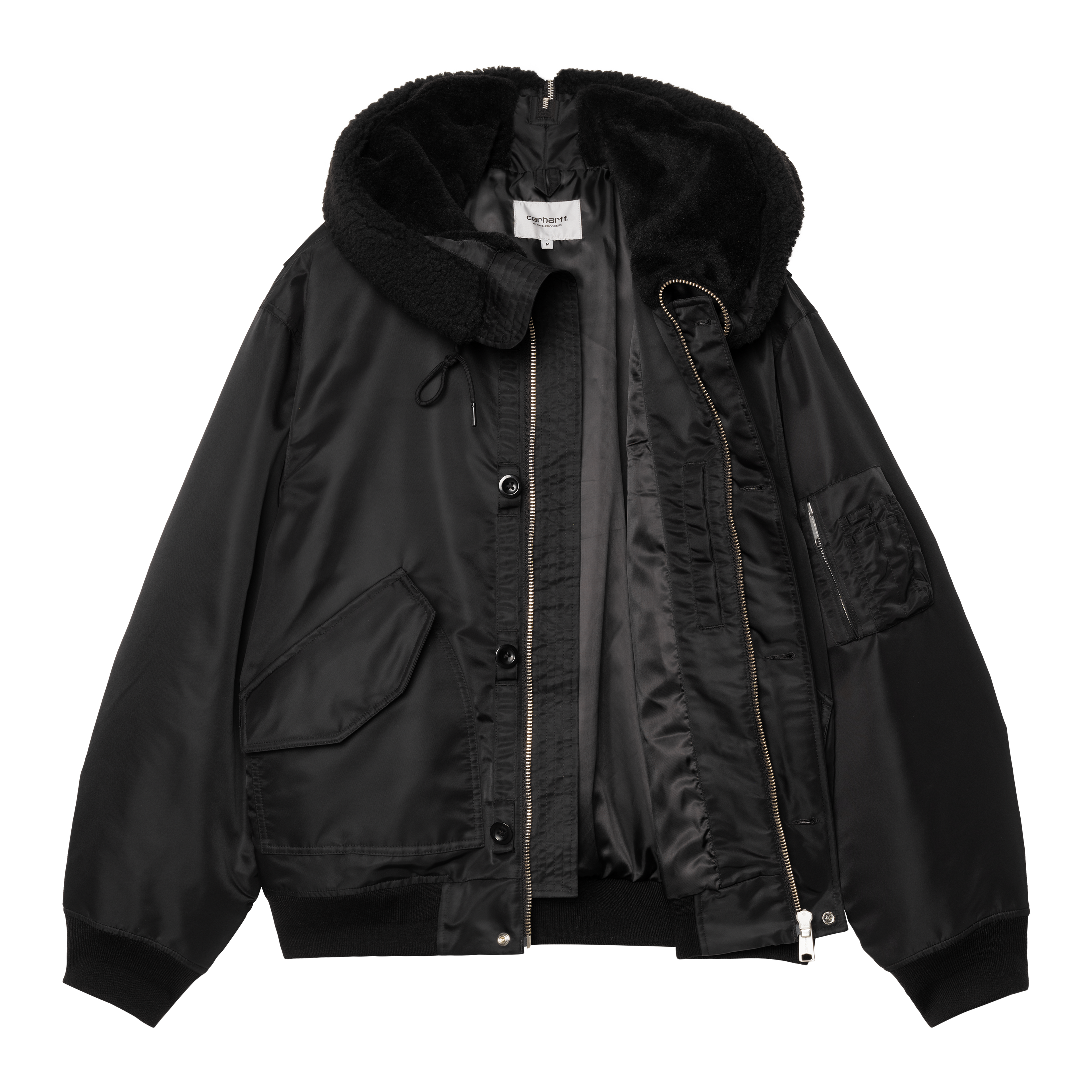 Carhartt WIP Hd Oltera Bomber, Black / Black | Official Online Store