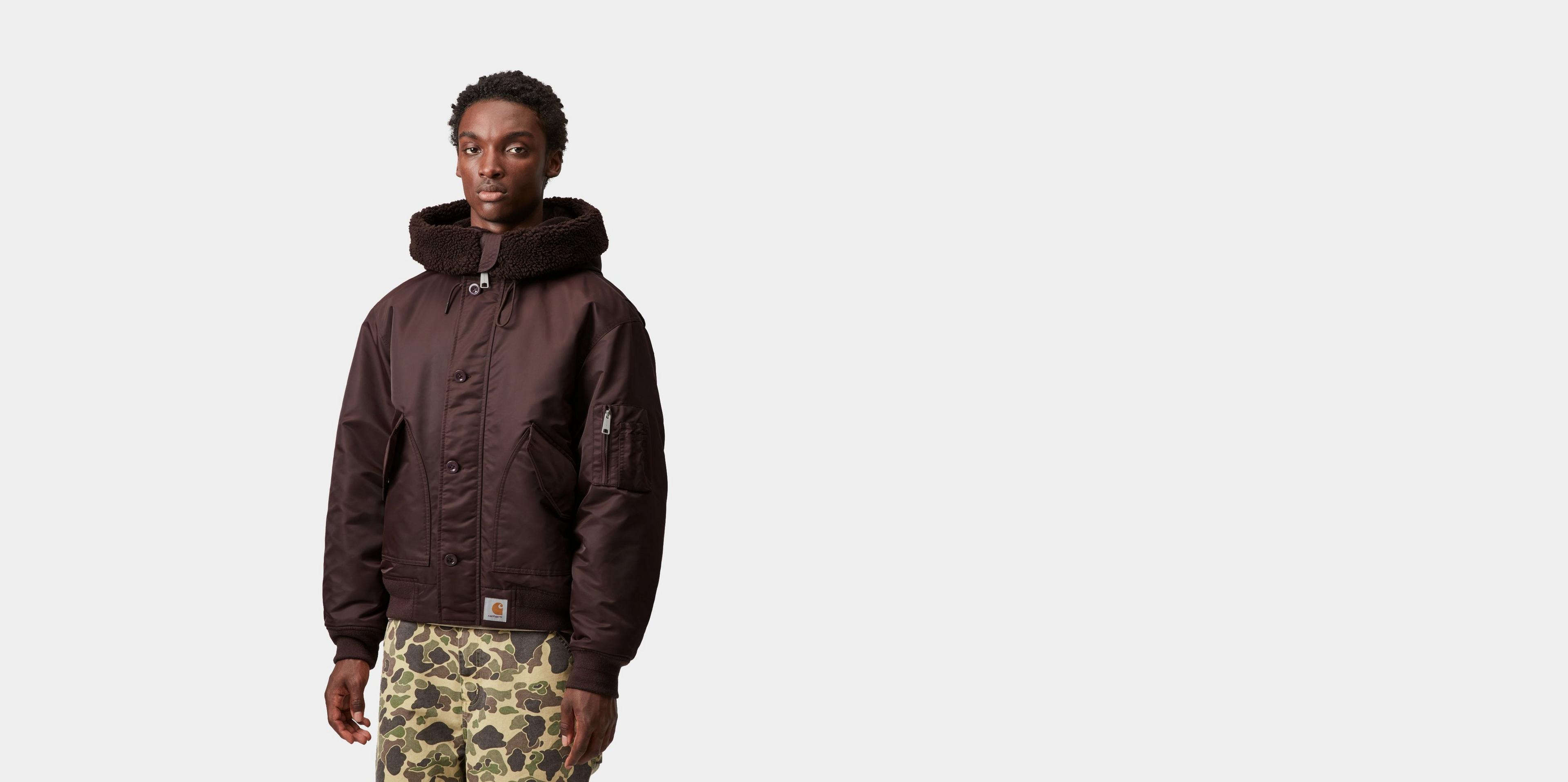 Carhartt WIP Hd Oltera Bomber, Palisander / Angelite | Official