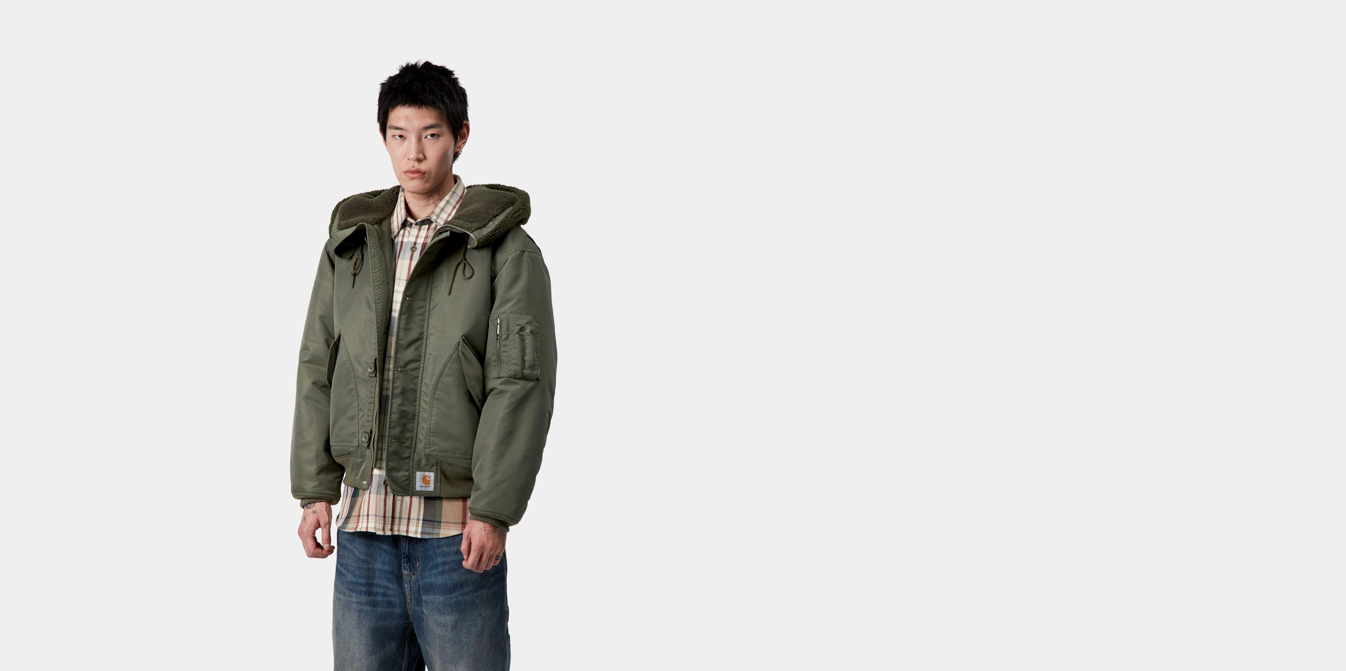 Carhartt WIP Hd Oltera Bomber Cypress / Persimmon | green | XXL | Men