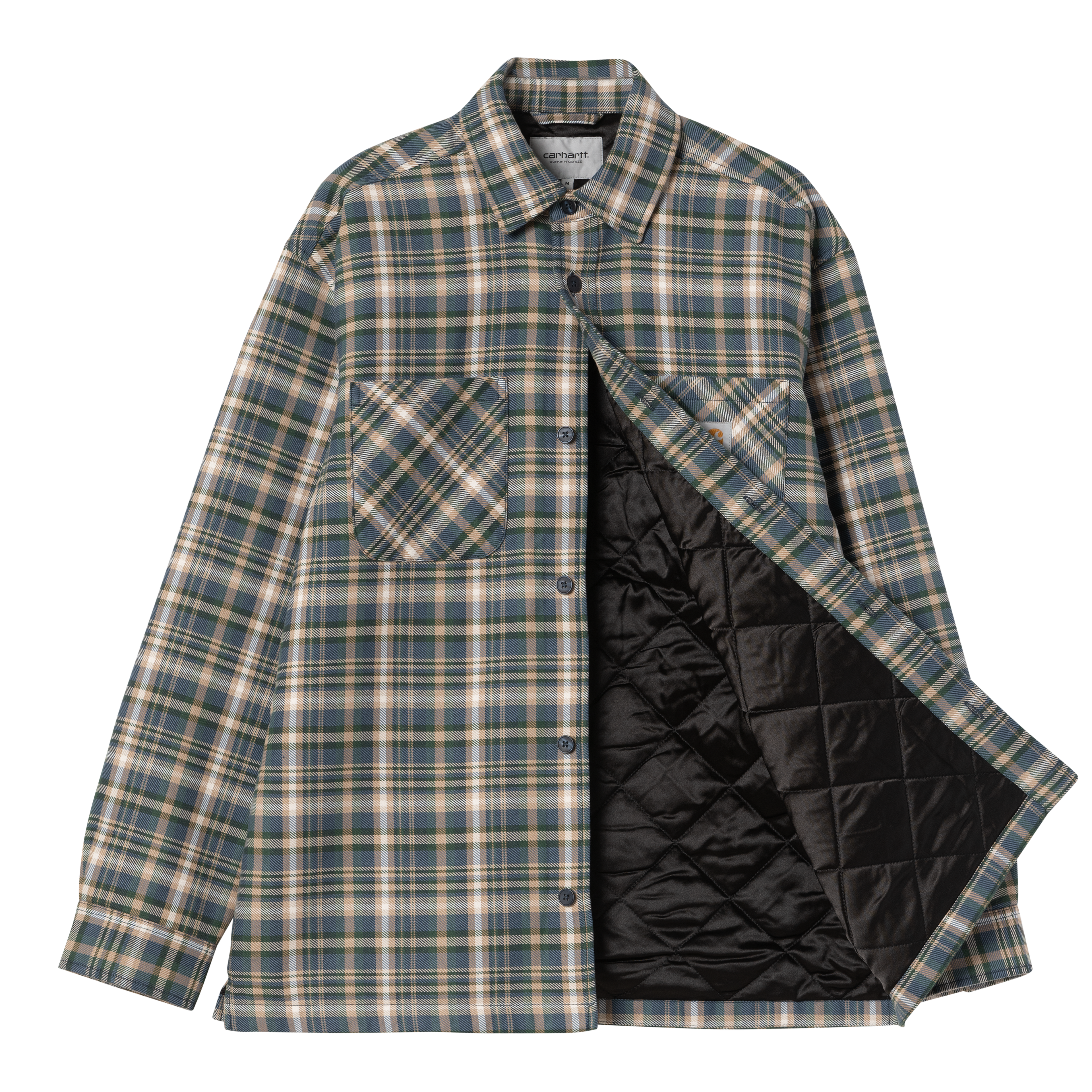 Carhartt WIP Cronyn Shirt Jac, Cronyn Check, Dark Navy | Official