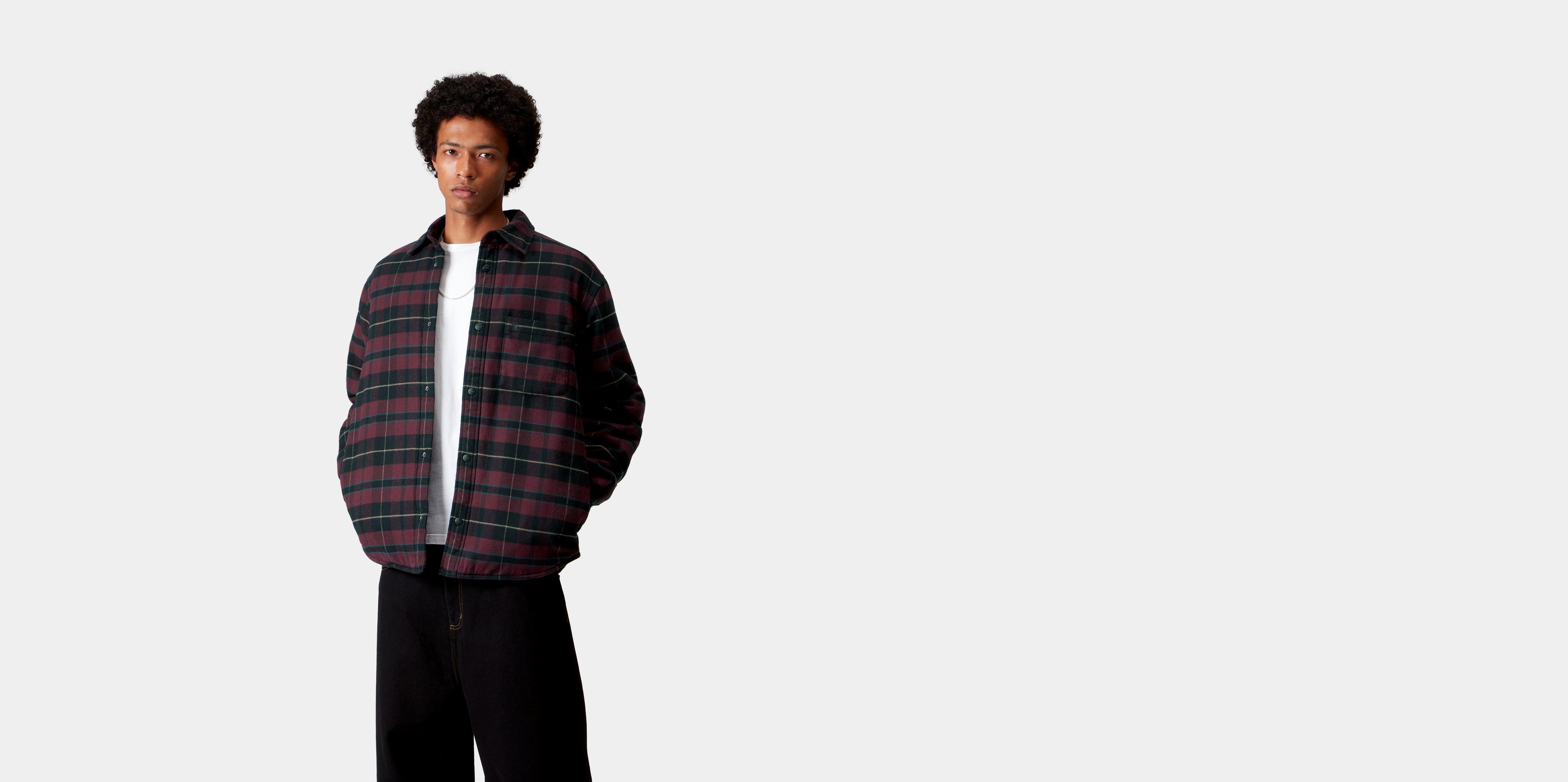 Carhartt WIP Gargan Shirt Jac Gargan Check, Rondo | purple|multicolor | S | Men