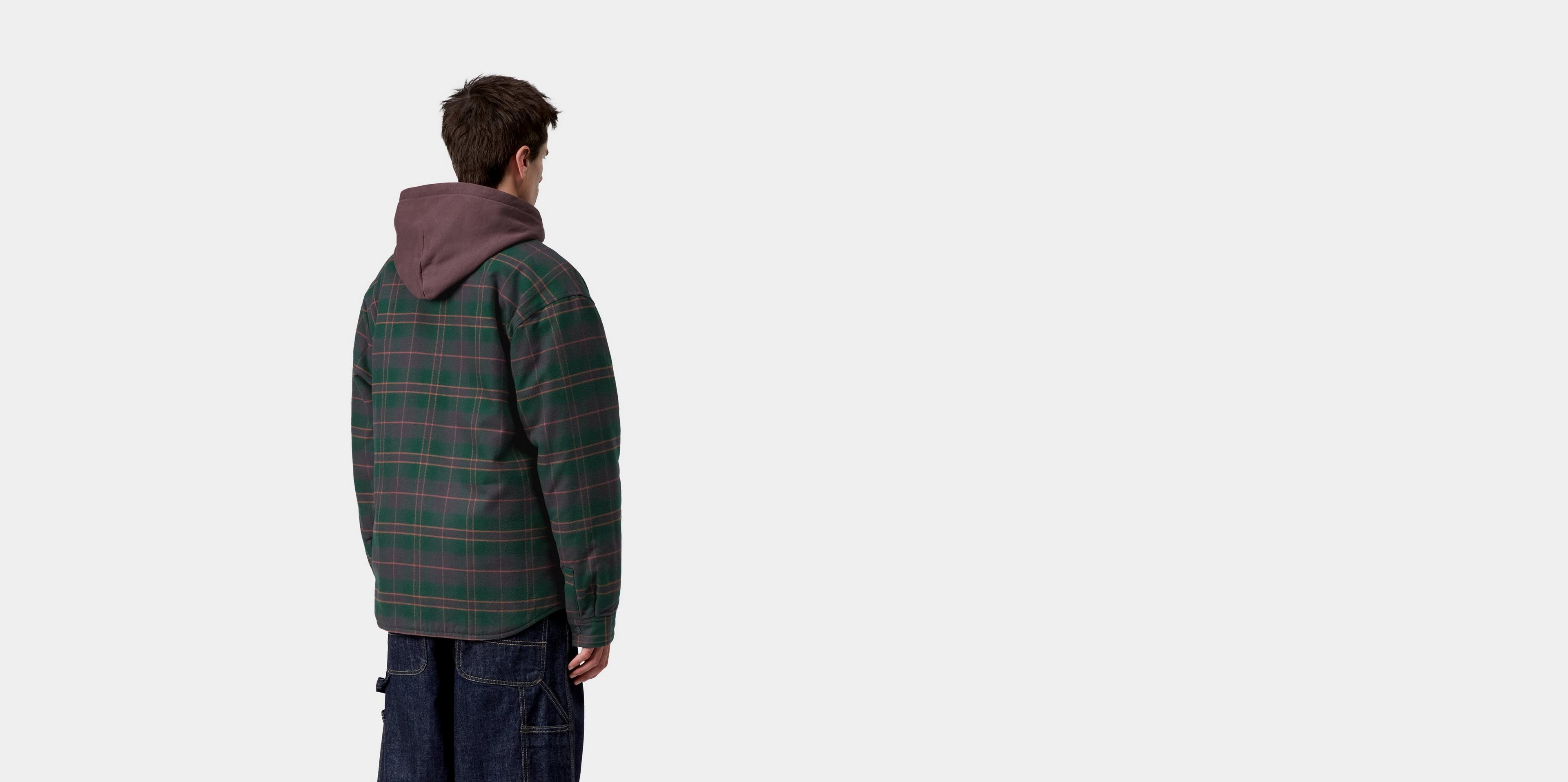 Carhartt WIP Gargan Shirt Jac, Gargan Check, Dark Fir | Official