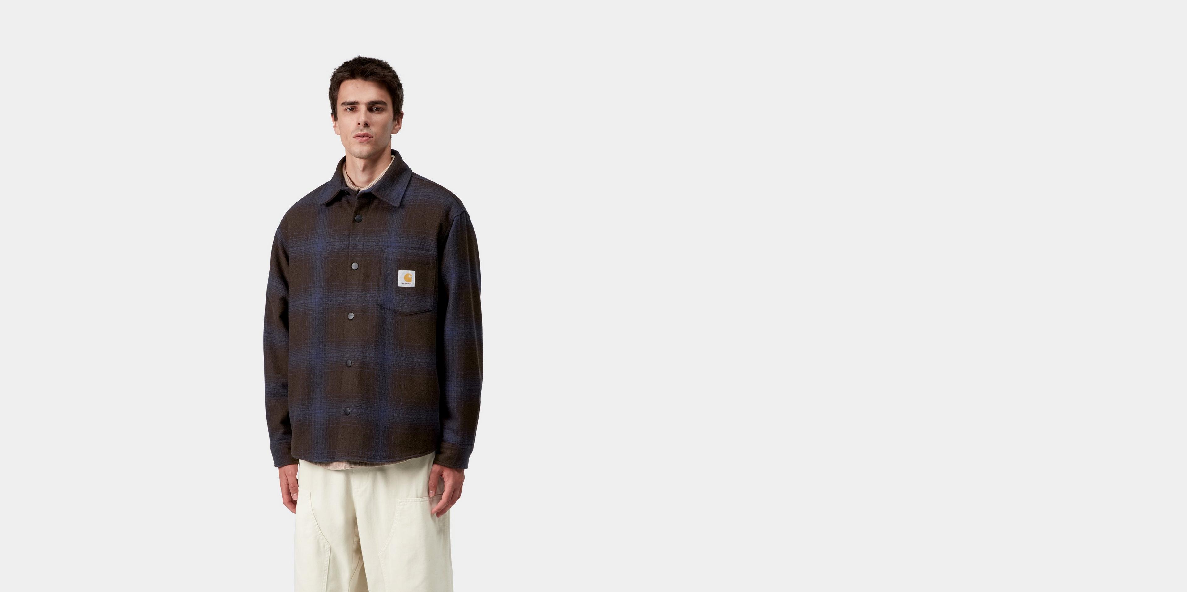 Carhartt WIP Brennan Shirt Jac, Brennan Check, Palisander