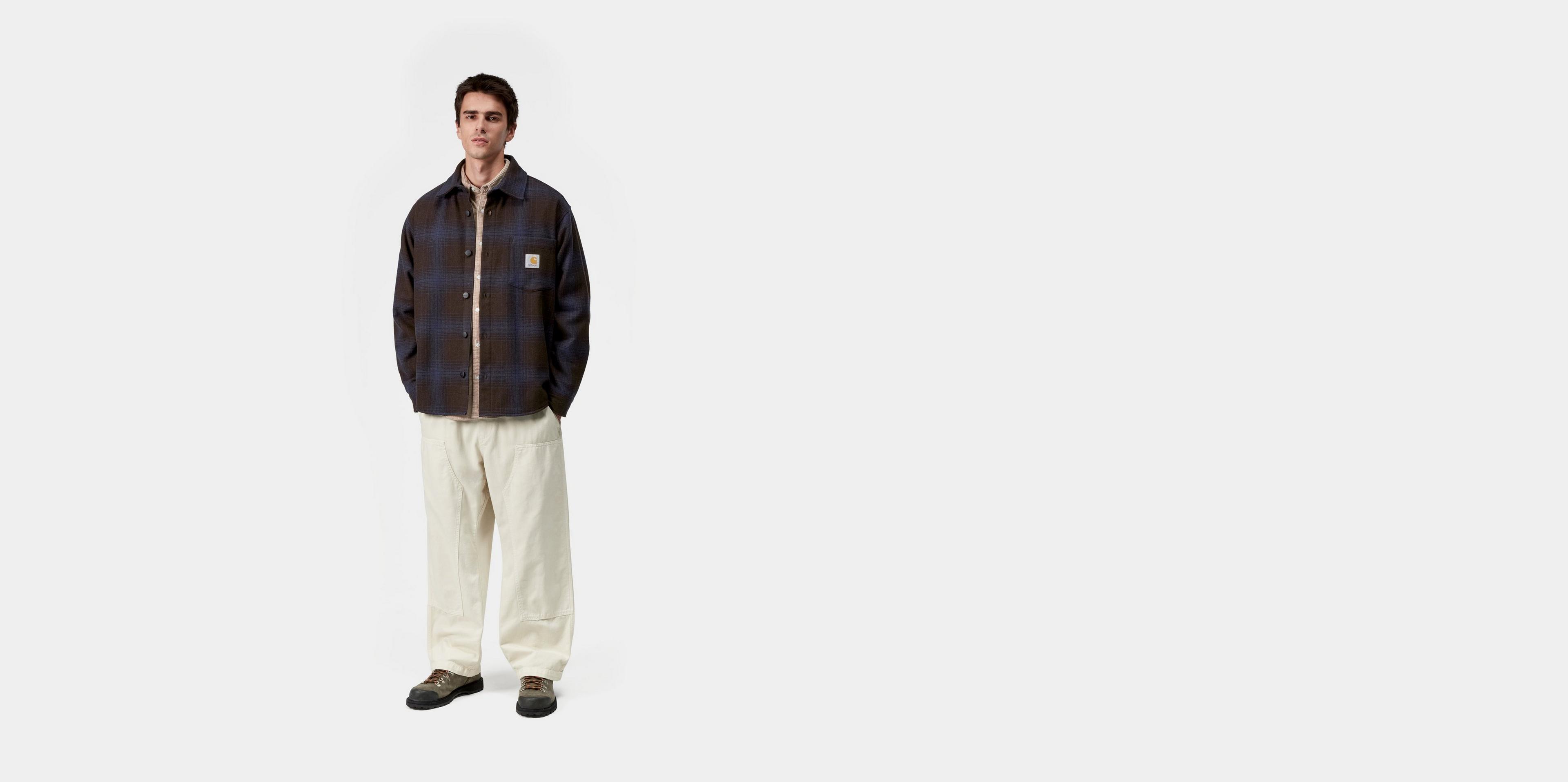 Carhartt WIP Brennan Shirt Jac, Brennan Check, Palisander