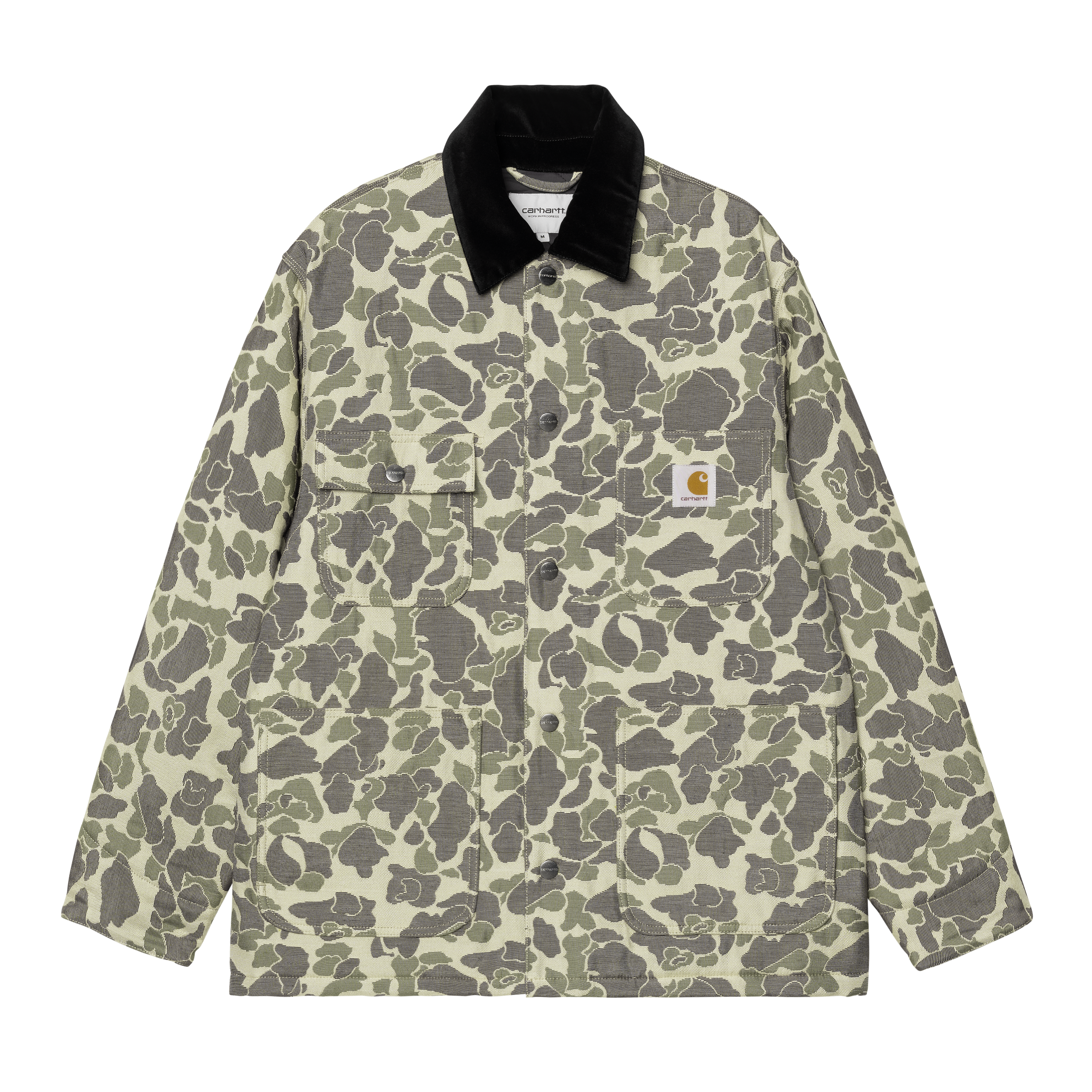 Carhartt WIP Tapestry Chore Coat, Camo Duck Jacquard, Green