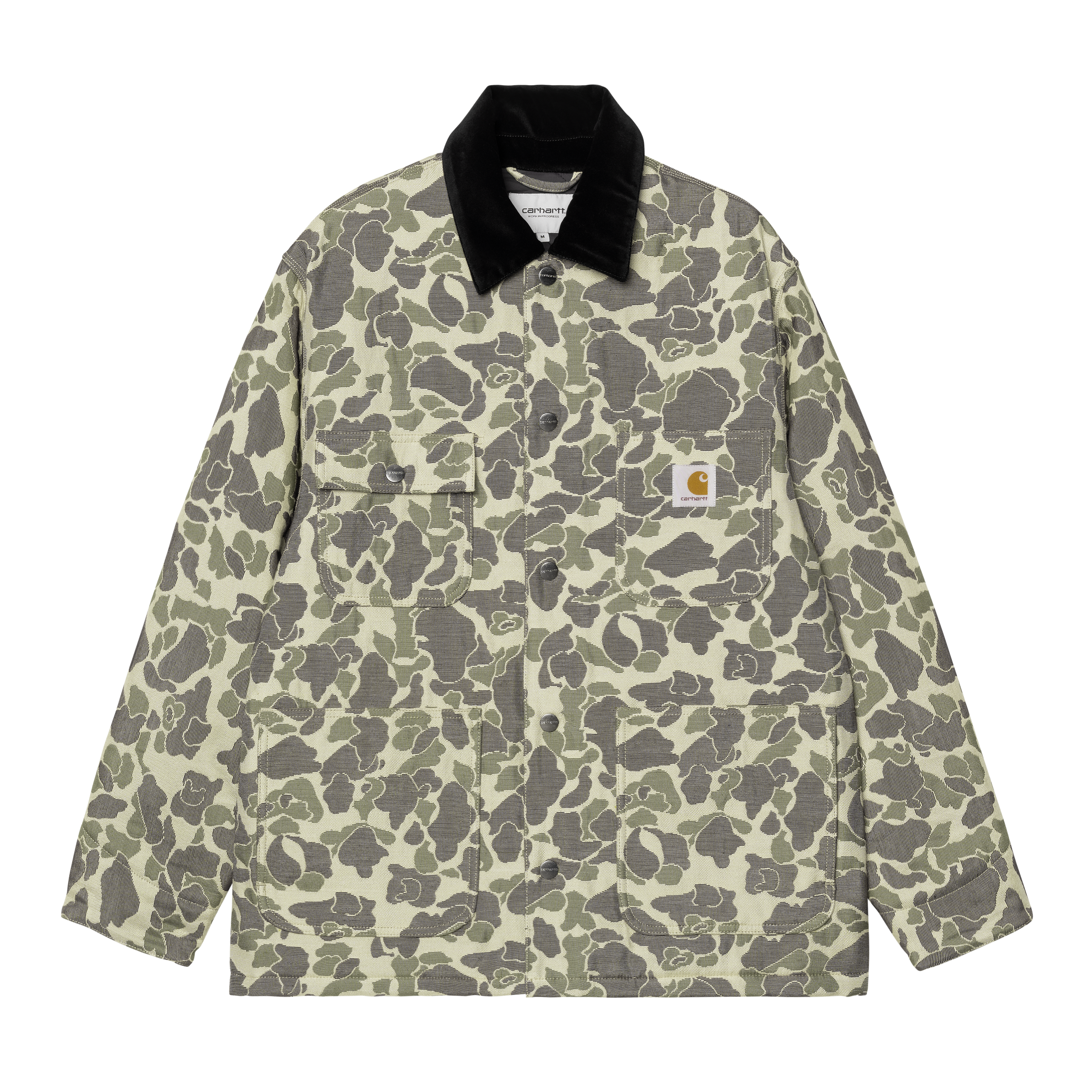 Carhartt WIP Tapestry Chore Coat, Camo Duck Jacquard, Green