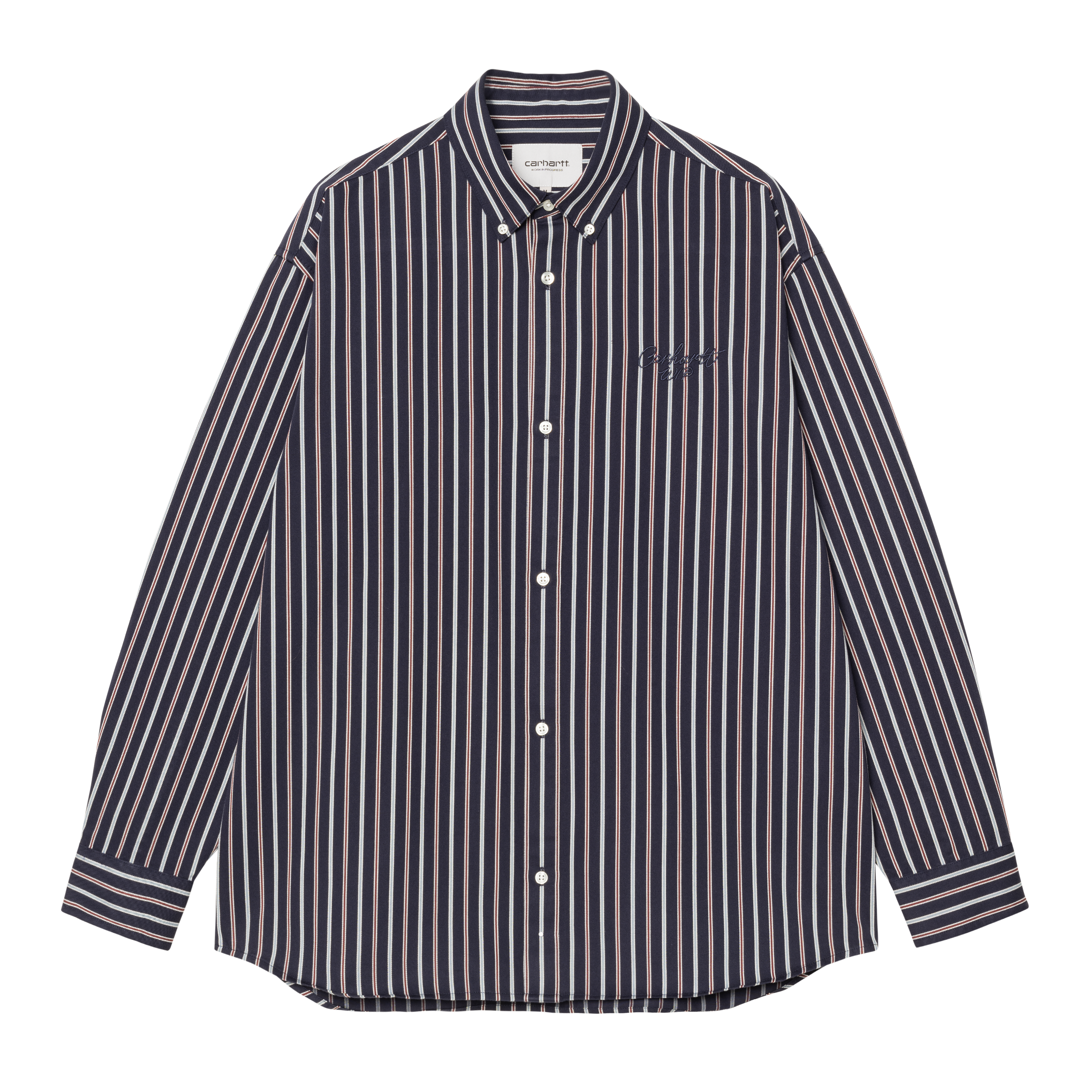 Carhartt WIP Long Sleeve Palance Shirt in Blue